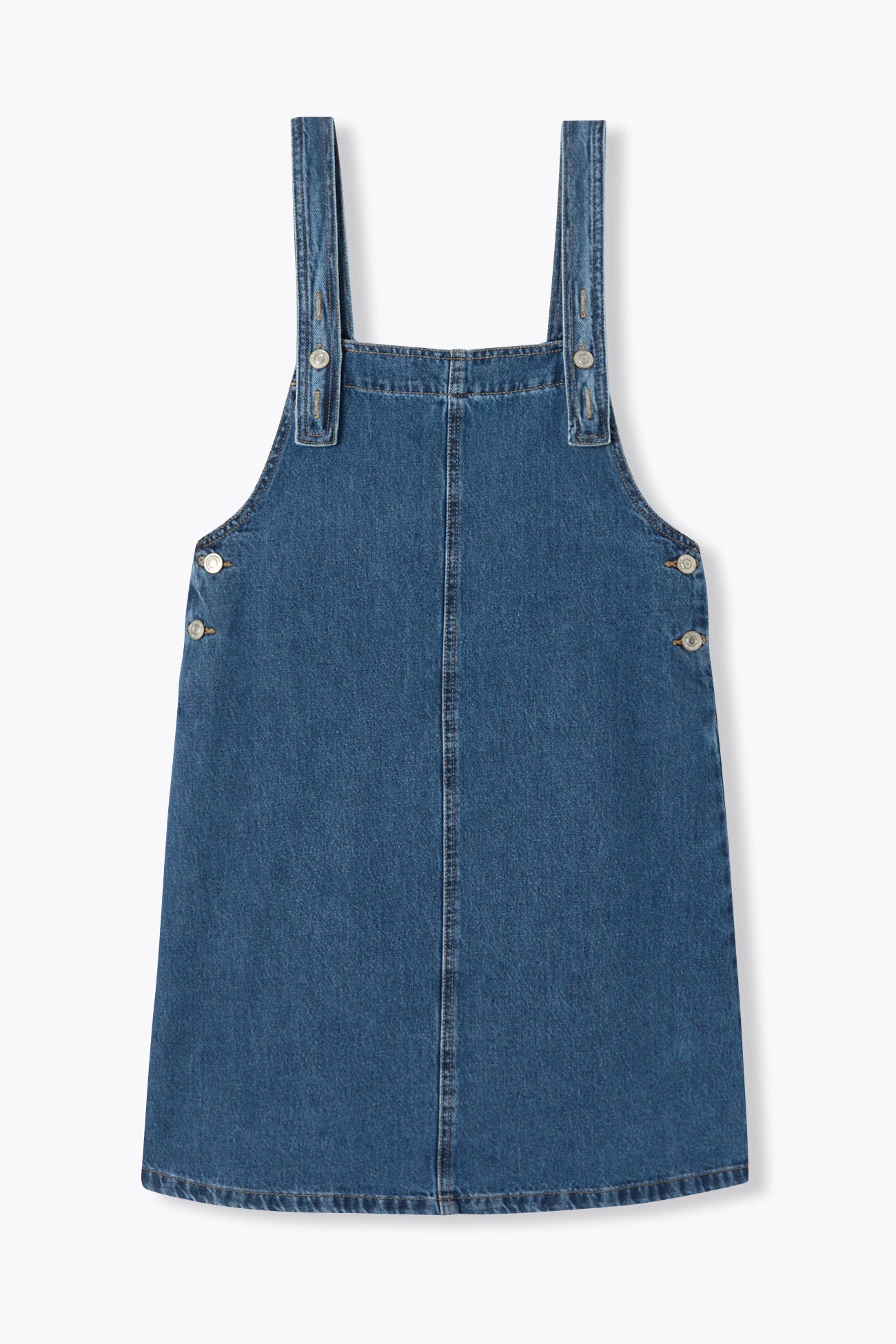 Robe-salopette en jean Femme