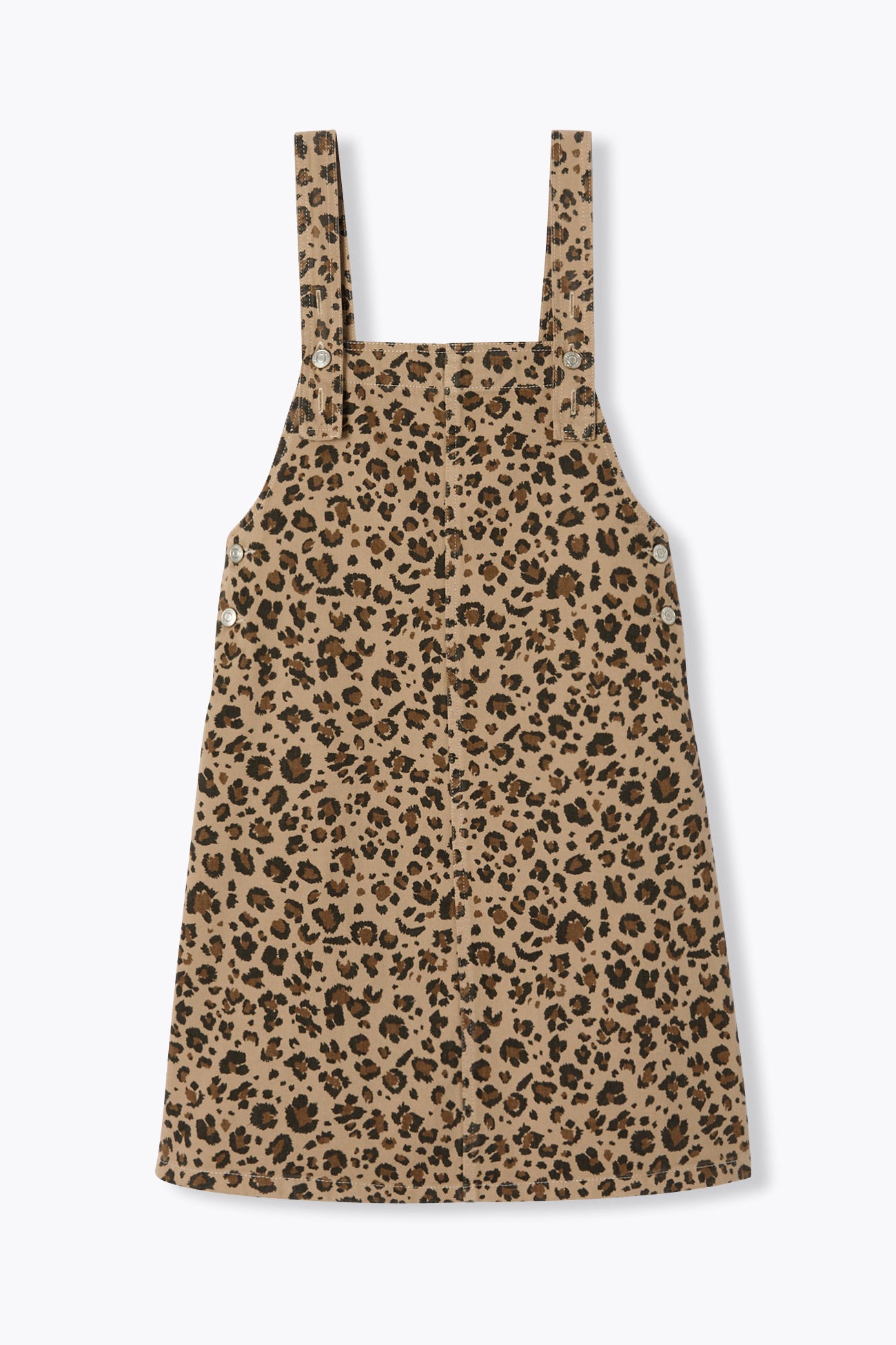 Robe-salopette léopard Femme