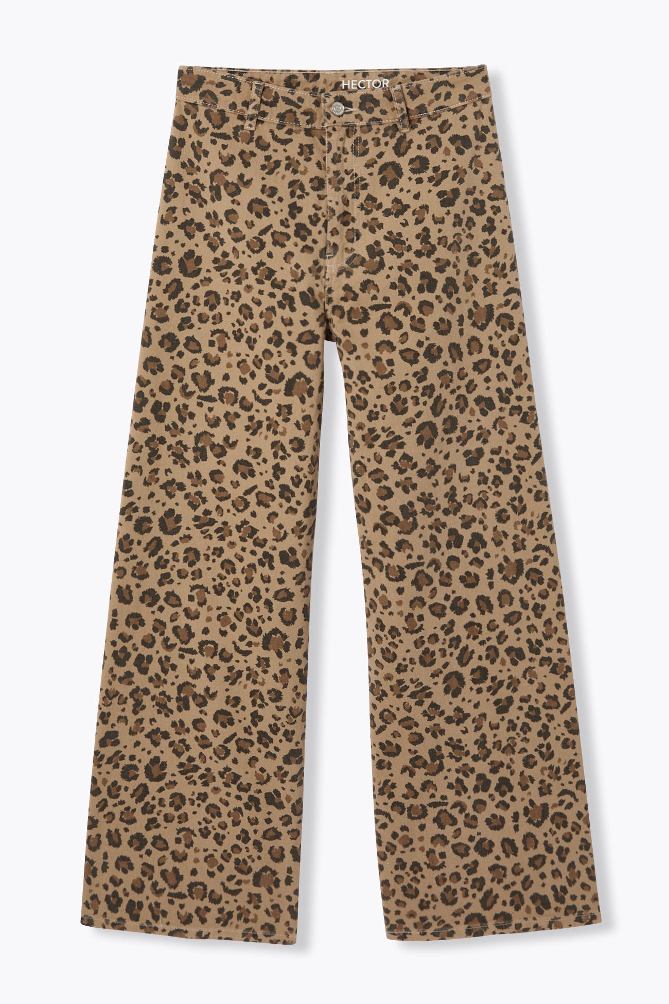 HESTOR wide leopard trousers