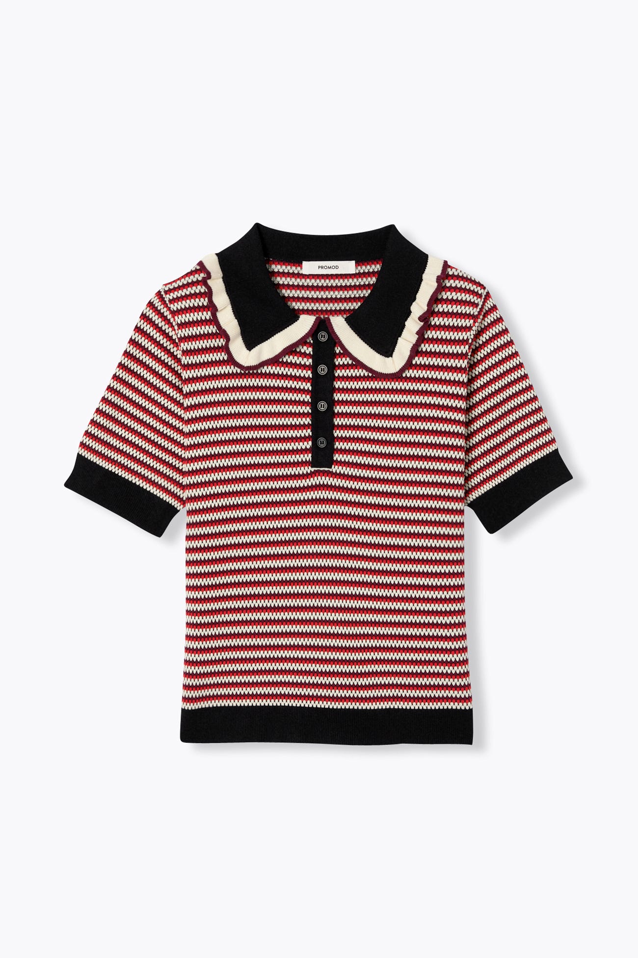 Jersey polo punto jacquard