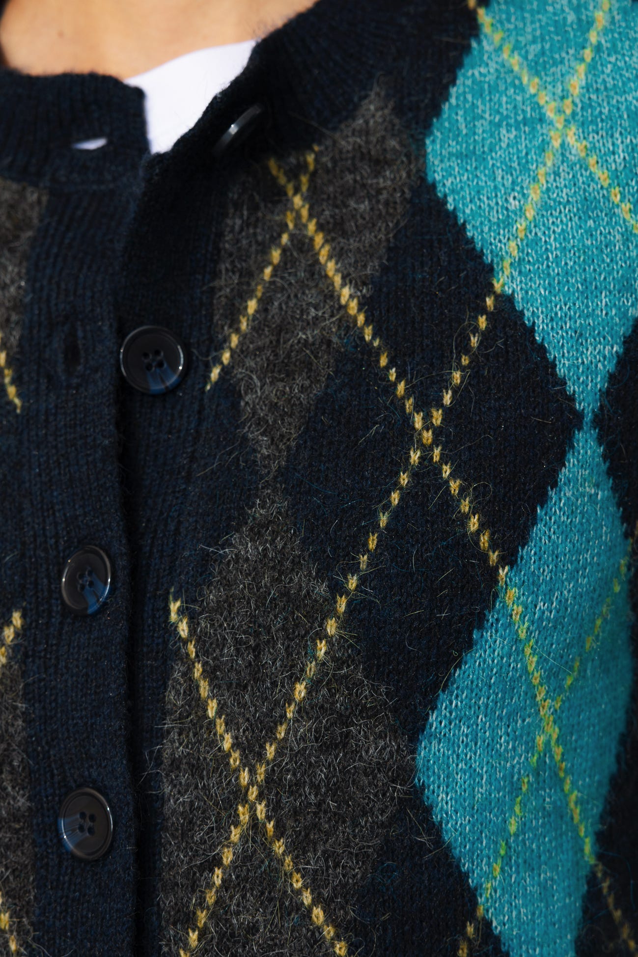 Cardigan mit Karomuster
