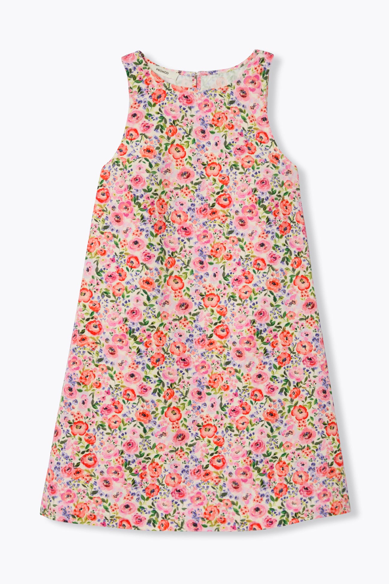 Robe courte à fleurs Femme