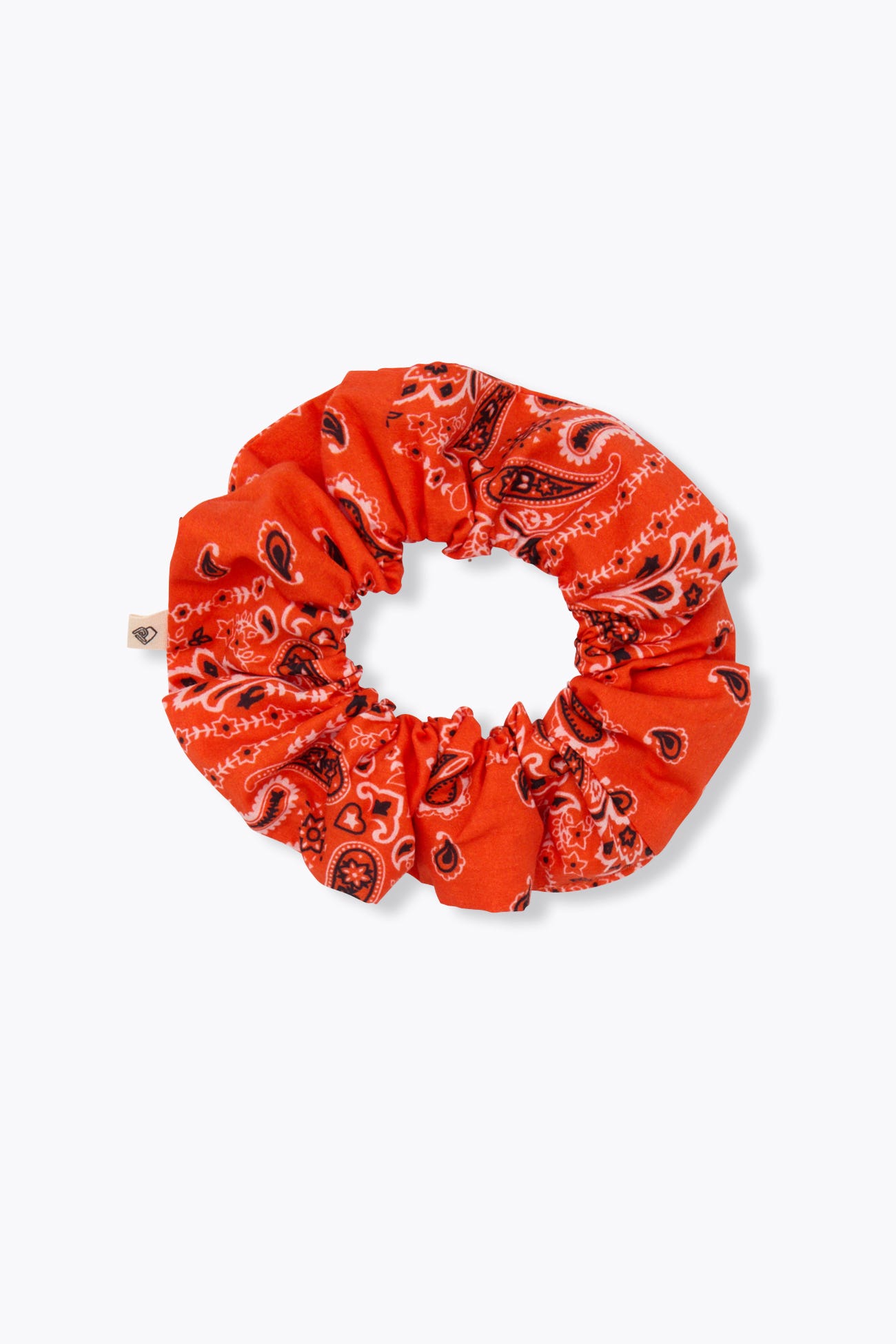 Bandana pattern scrunchie