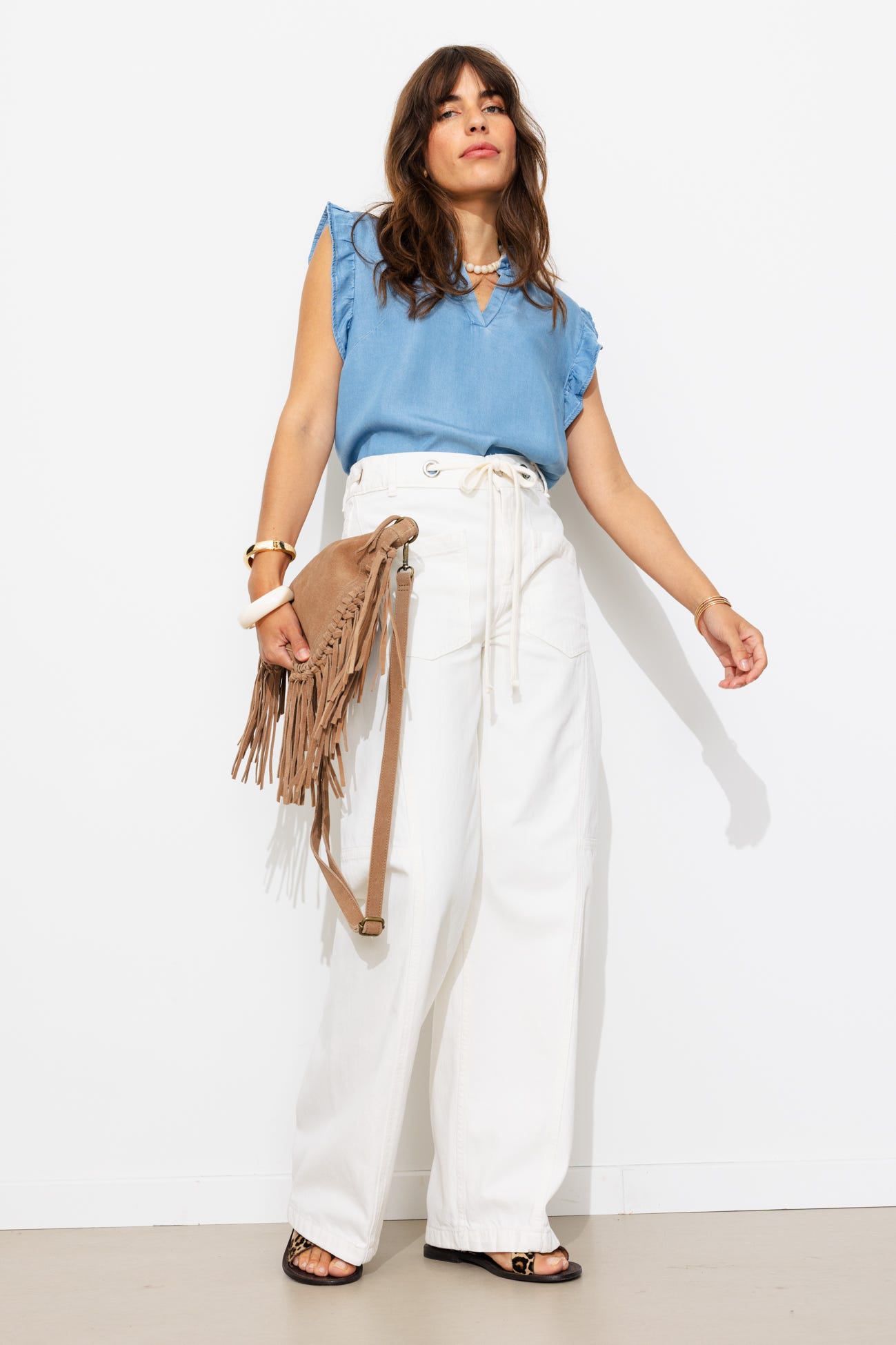 Blusa de lyocell