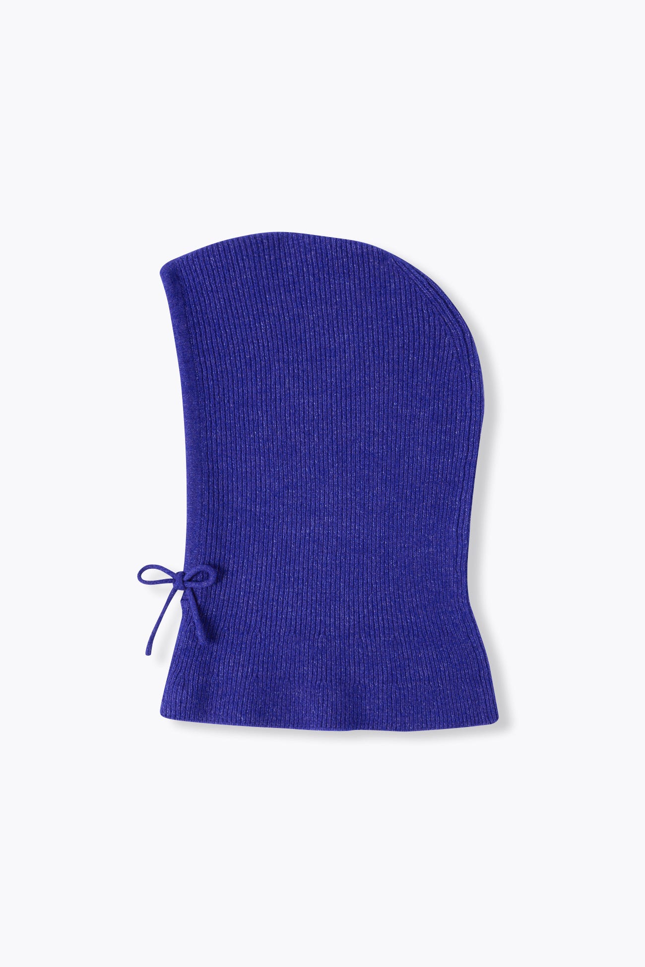 Capucha de punto acanalado