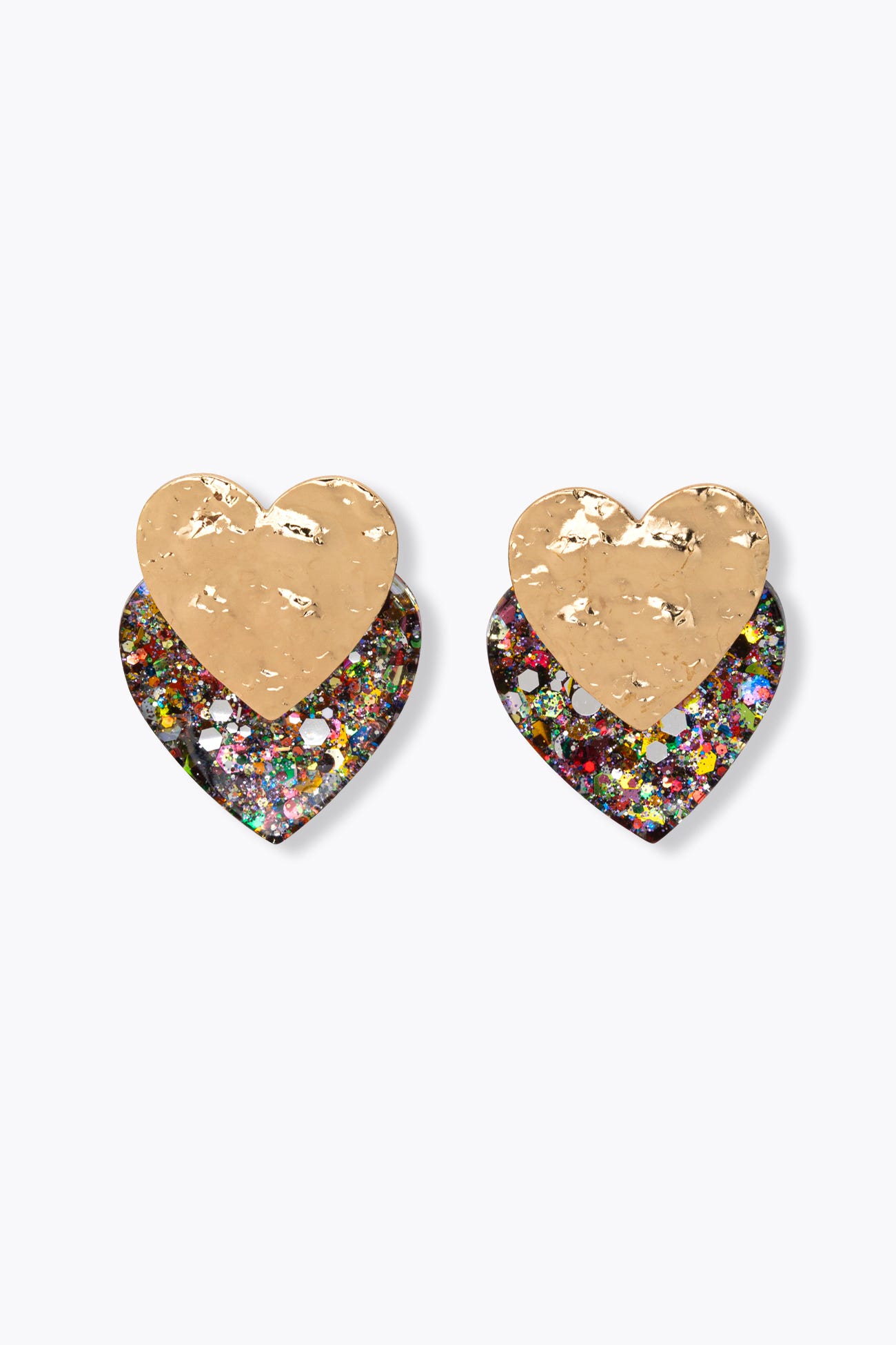 Boucles d'oreilles 2 coeurs
