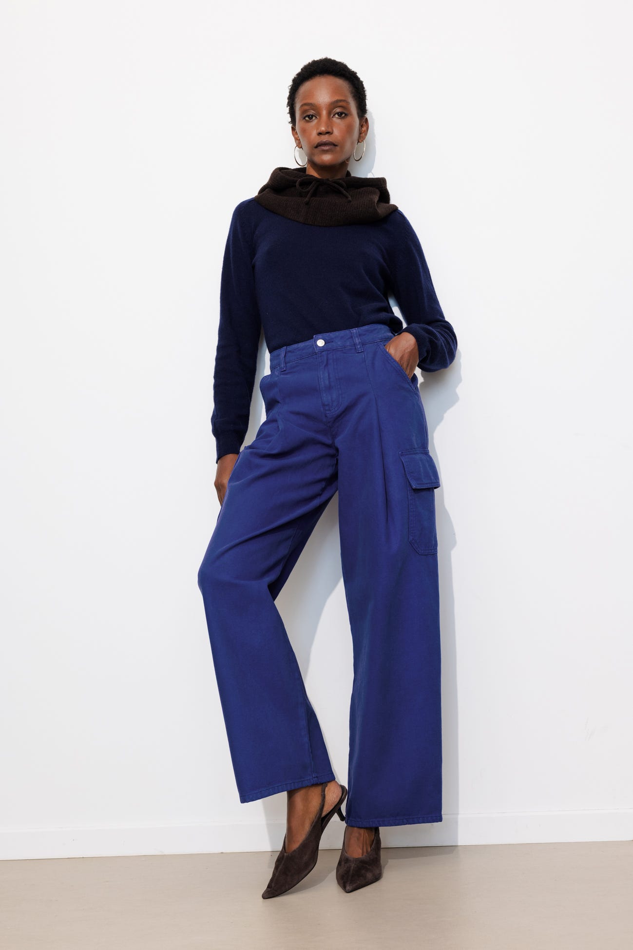 Pantalon barrel cargo Femme