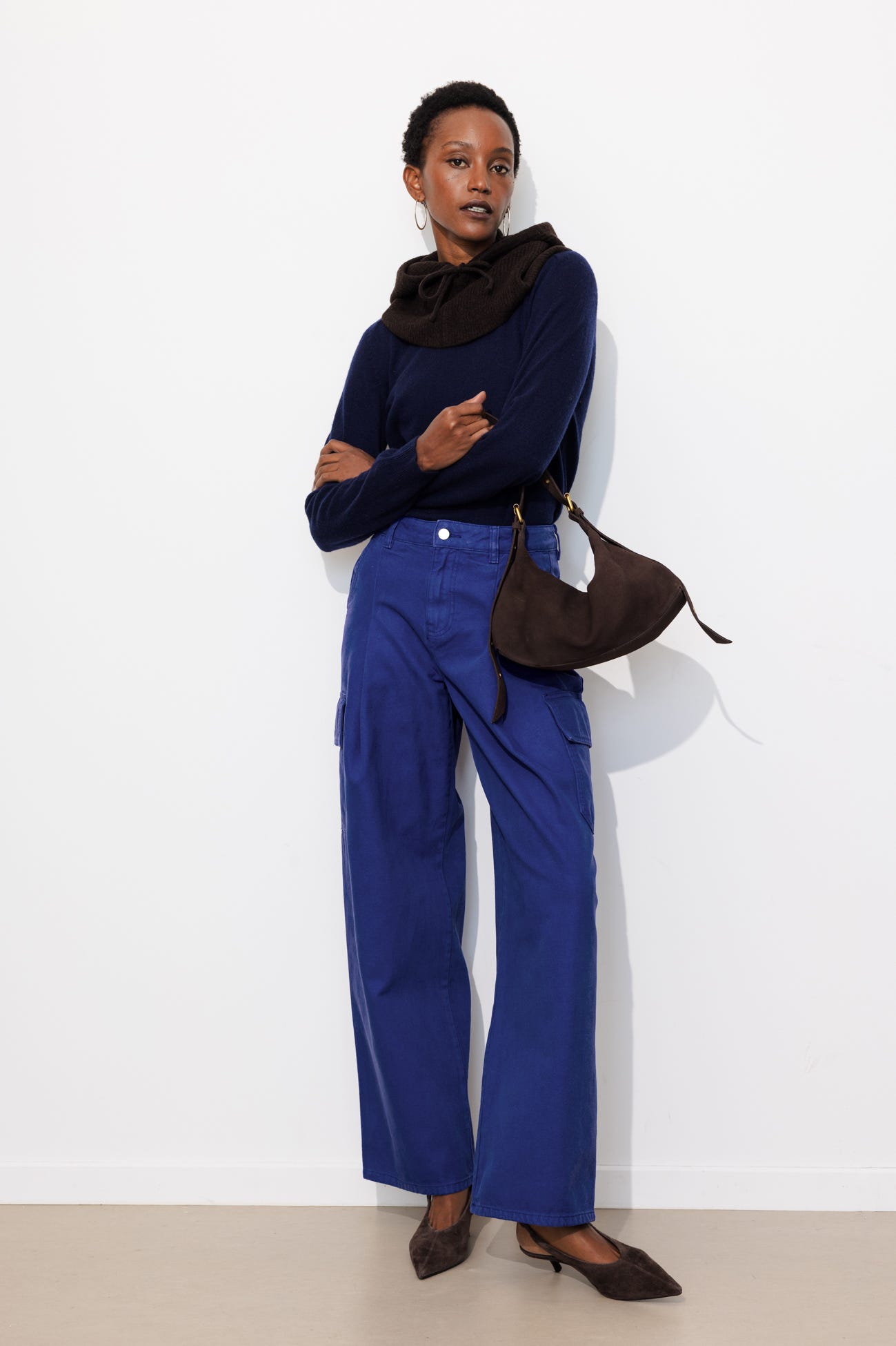 Pantalon barrel cargo Femme