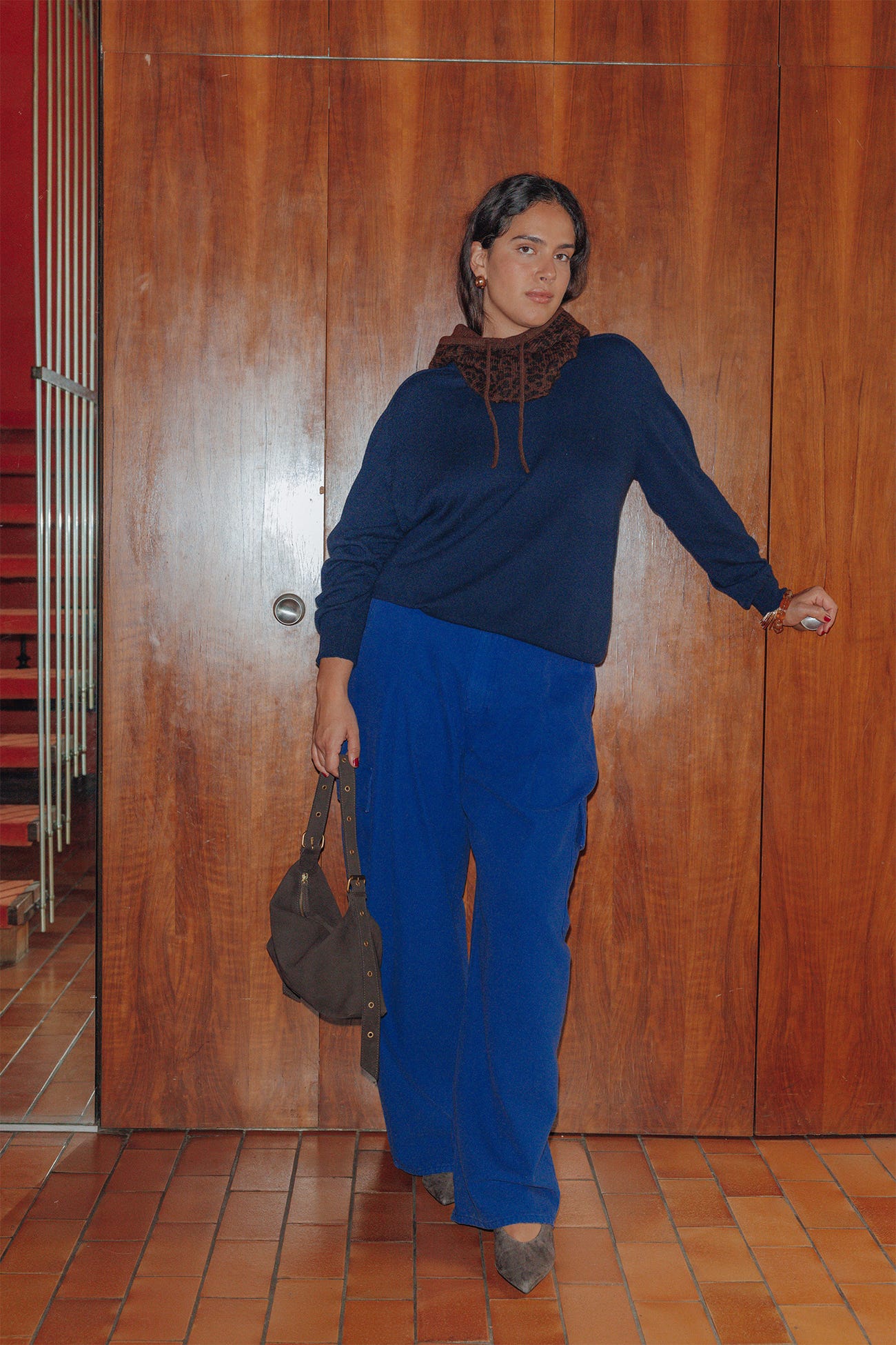 Pantalon barrel cargo Femme