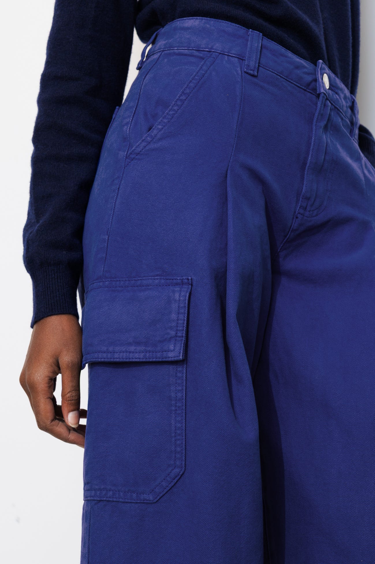 Pantalon barrel cargo Femme