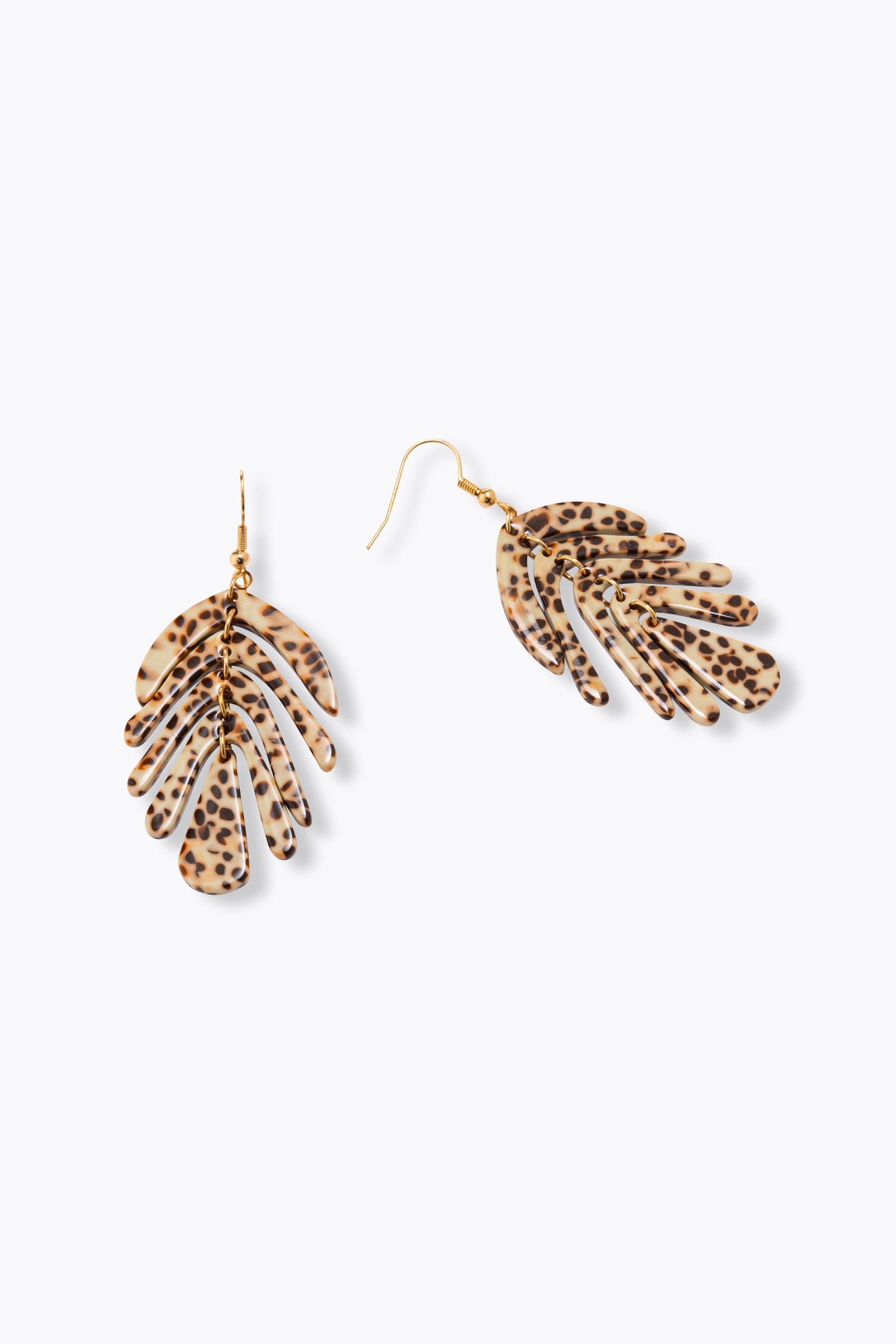 Boucles d'oreilles feuille