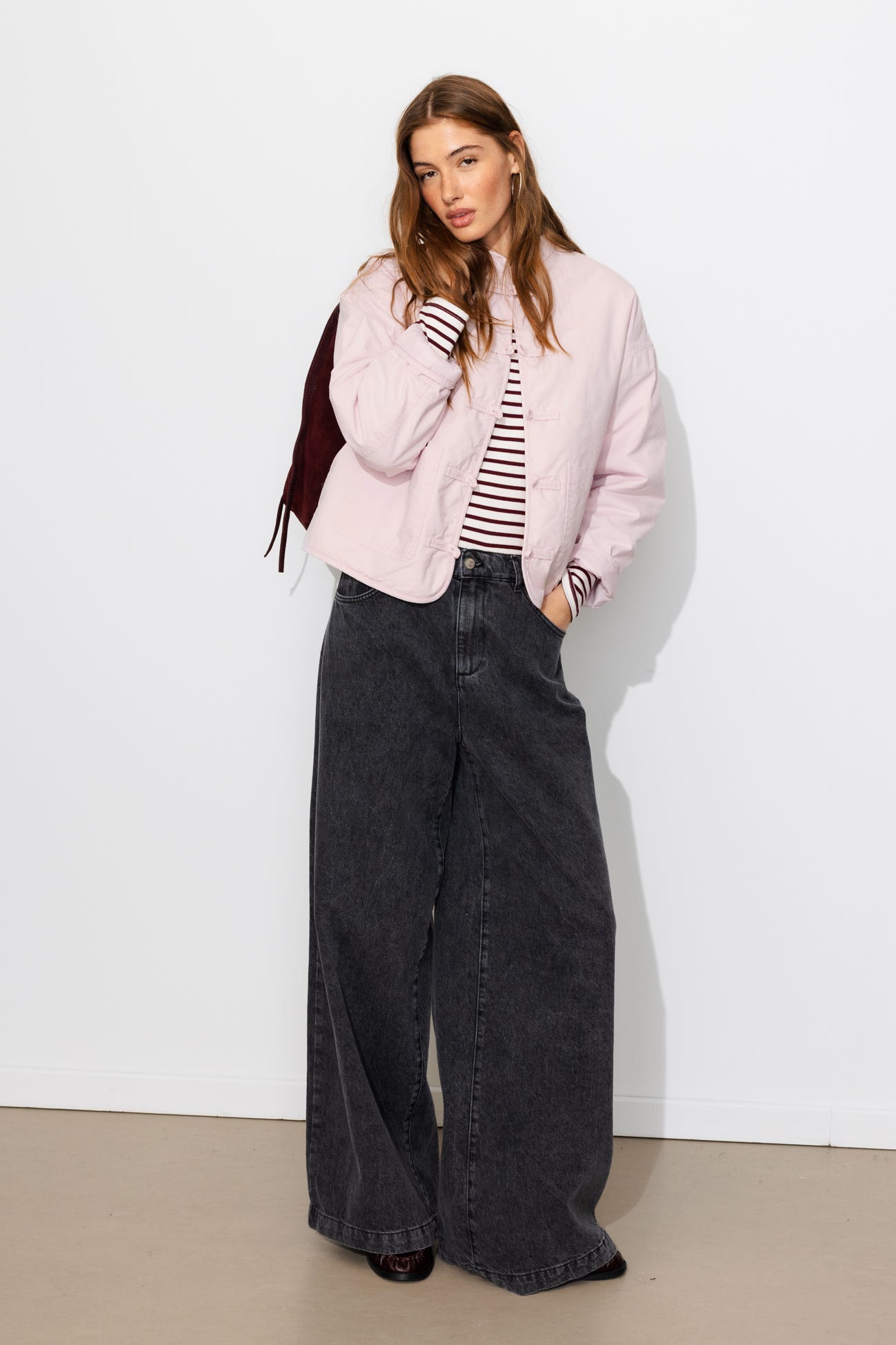 Veste en toile et moumoute