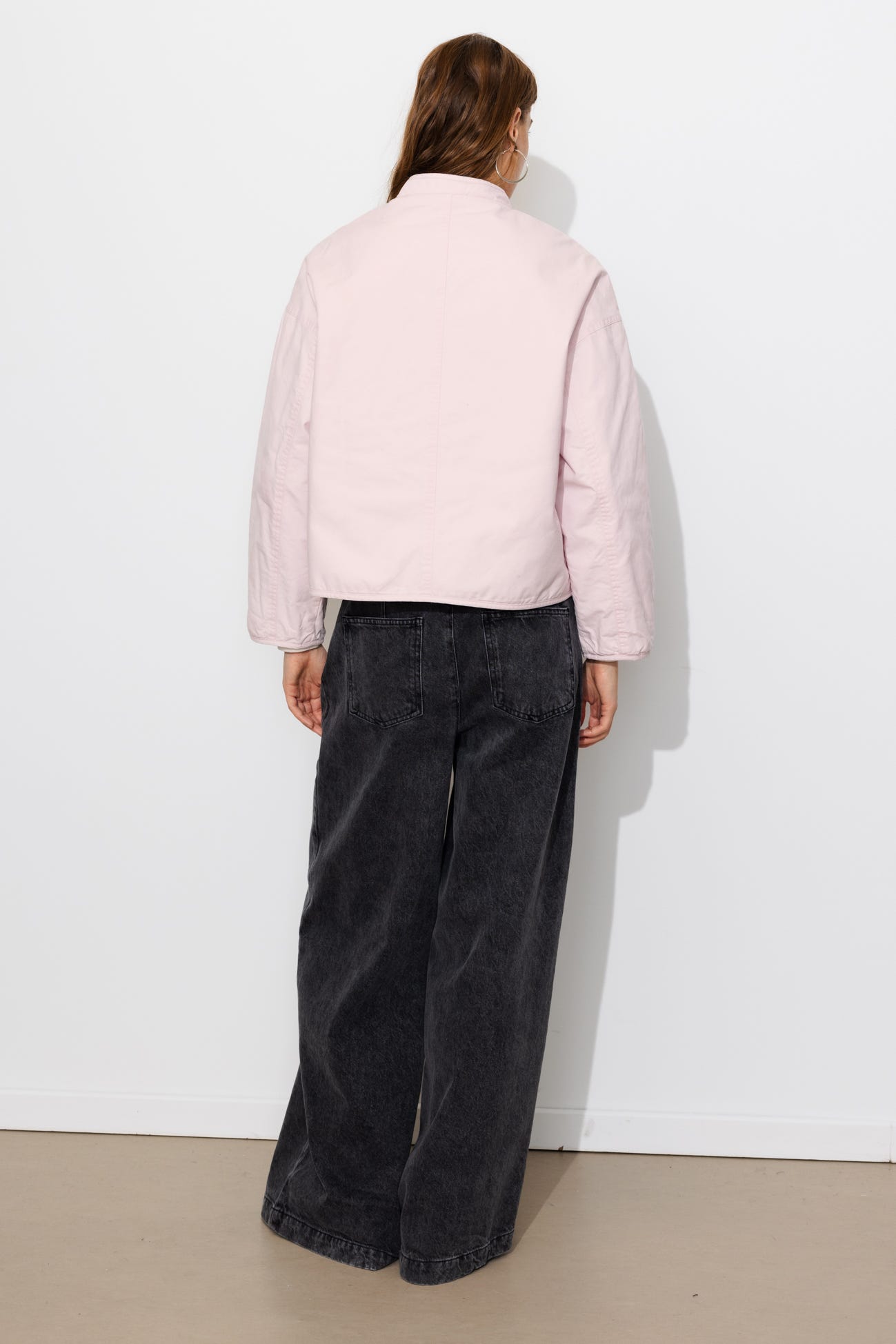 Veste en toile et moumoute