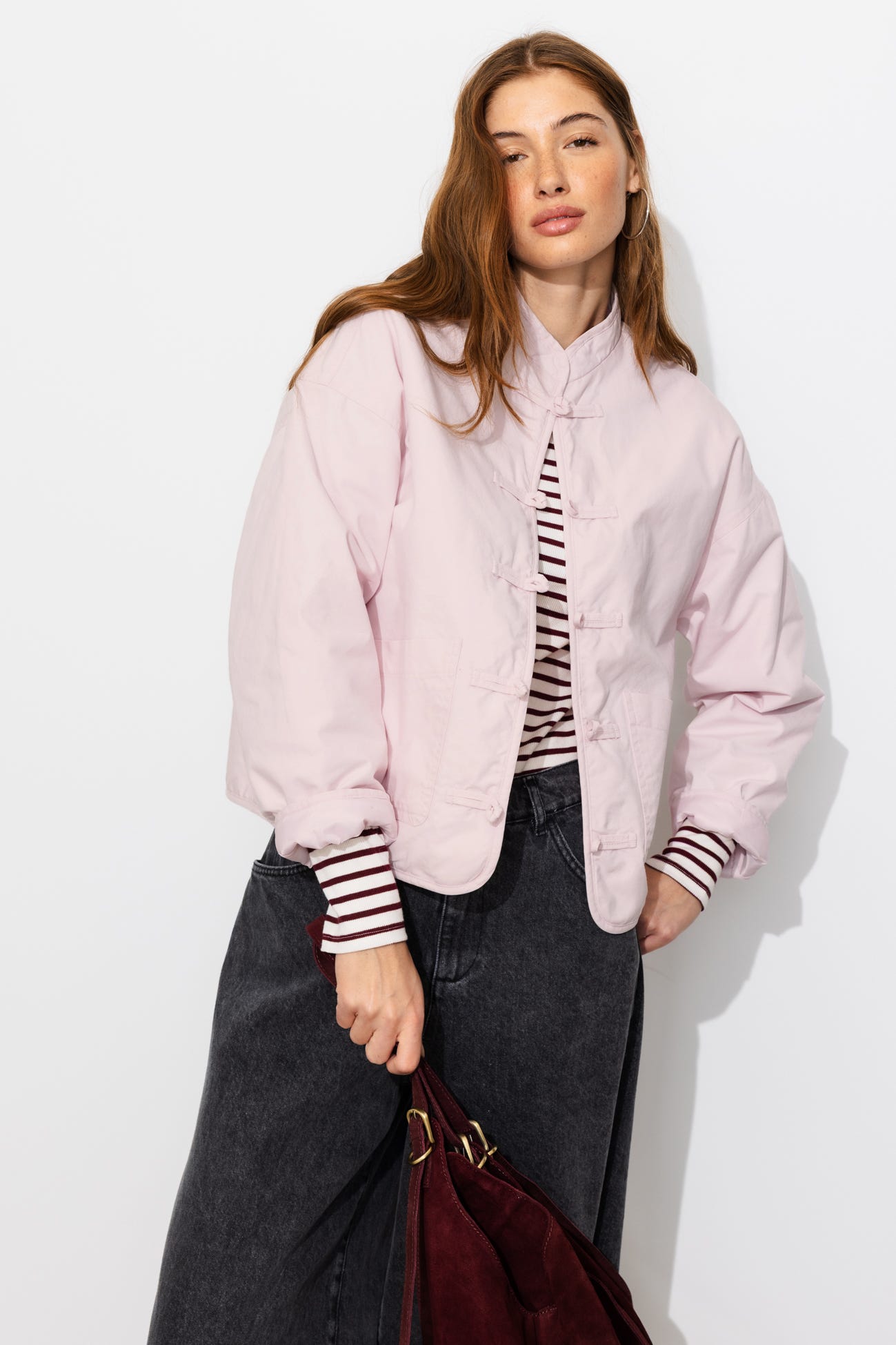 Veste en toile et moumoute