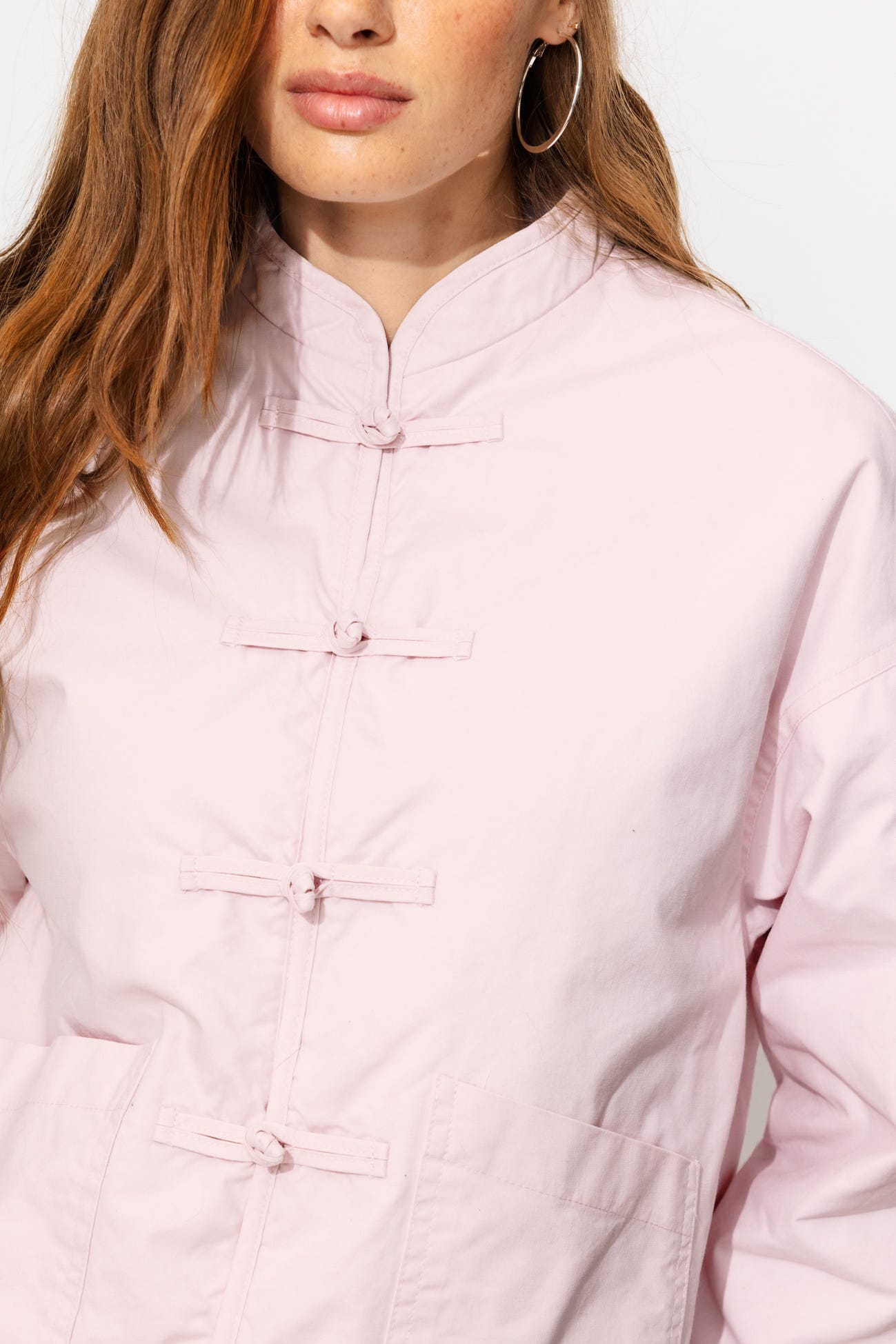 Veste en toile et moumoute