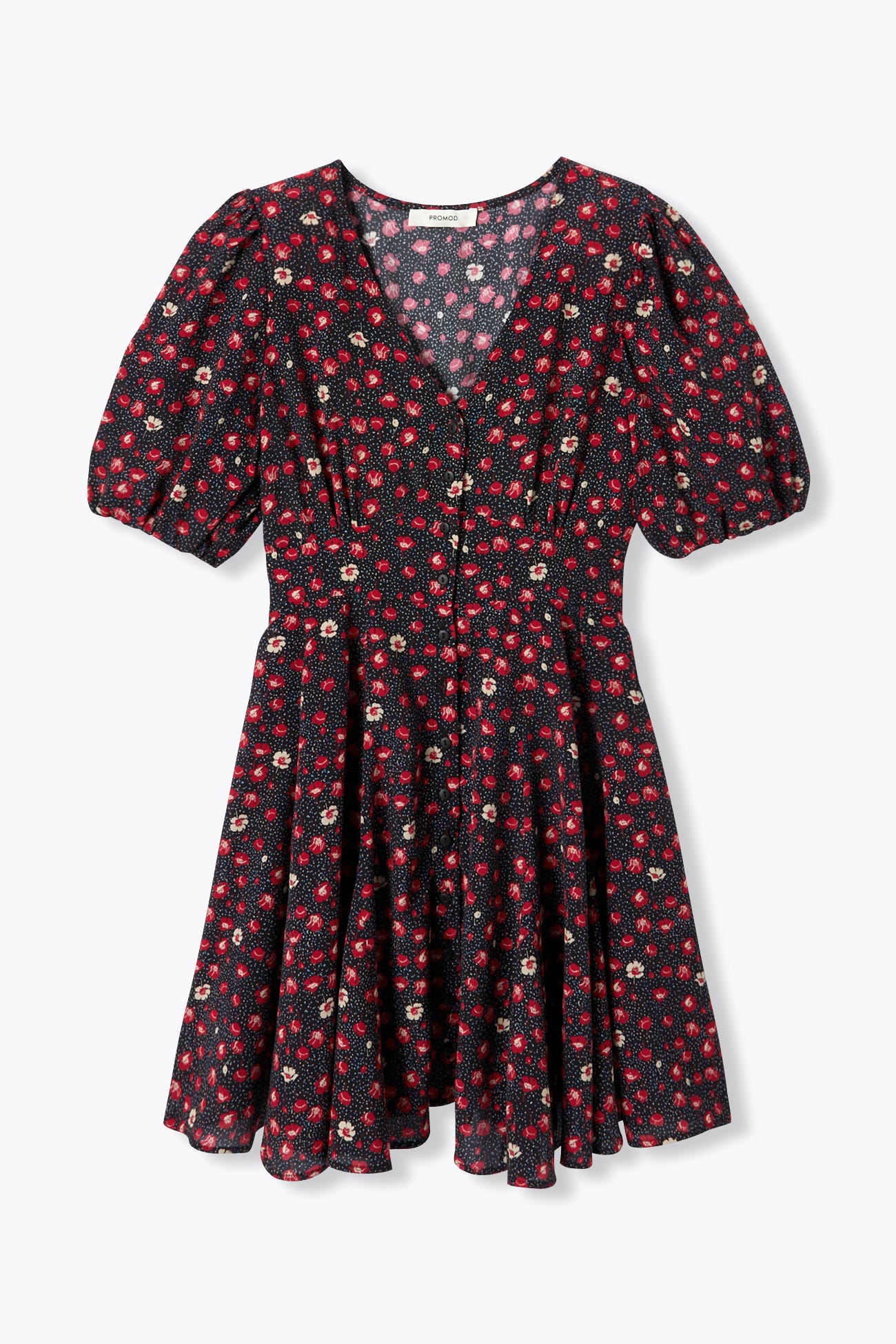 Robe courte imprimée Femme