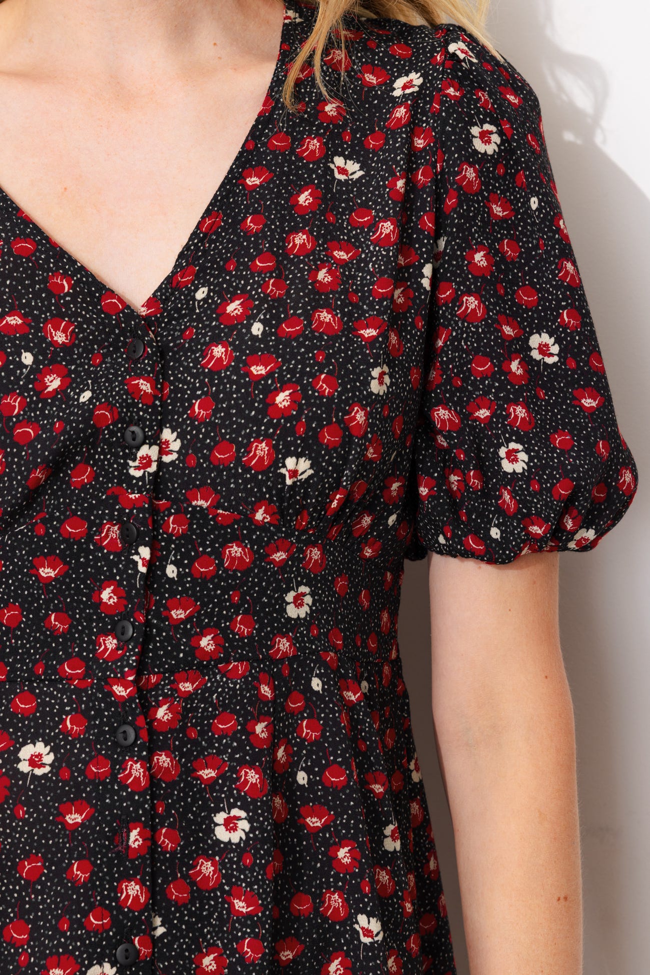 Robe courte imprimée Femme