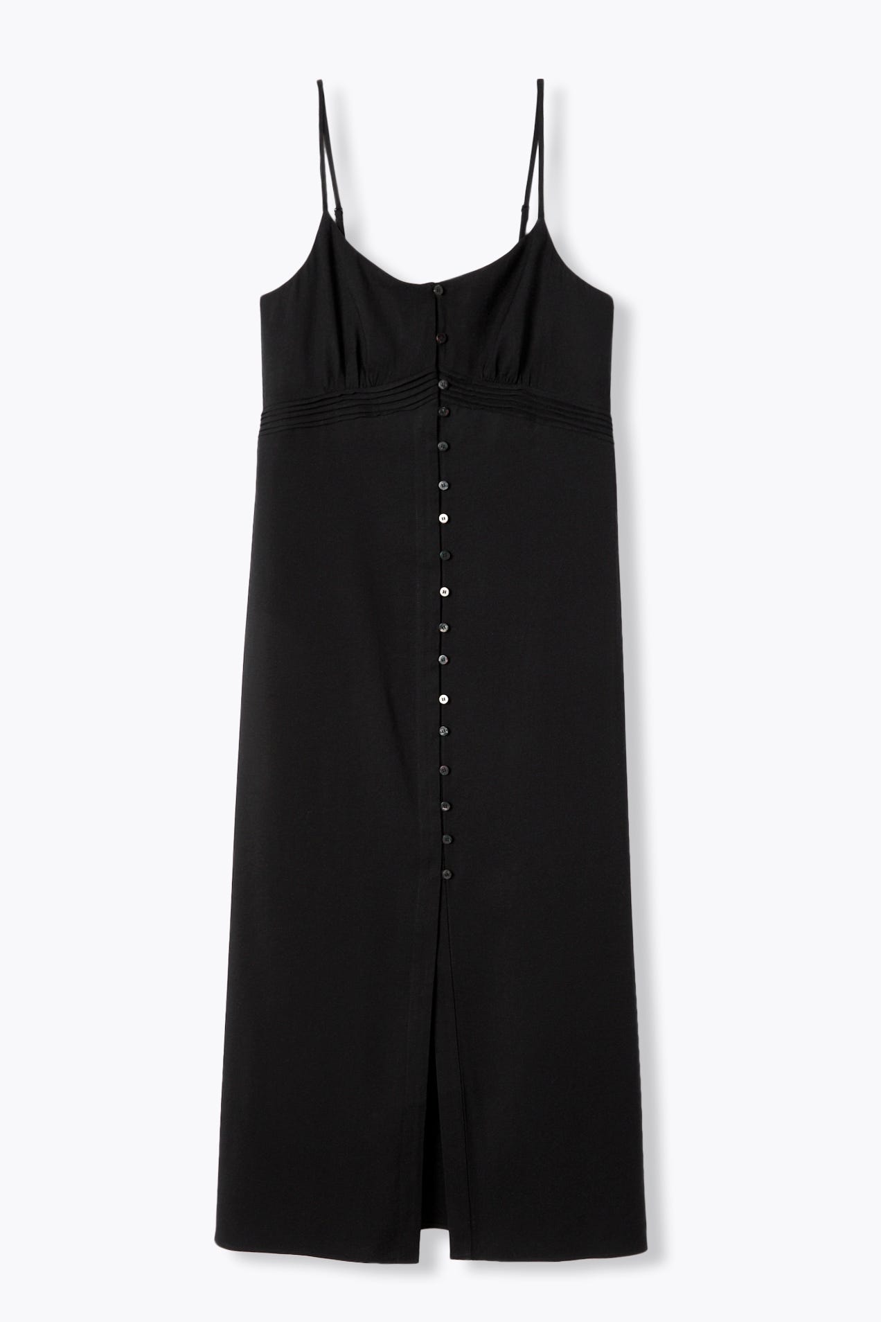Robe longue à fines bretelles