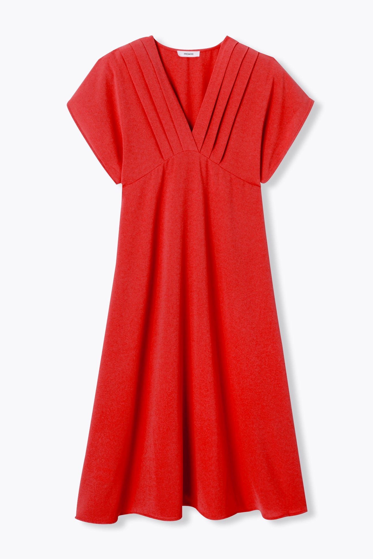 Robe longue manches courtes