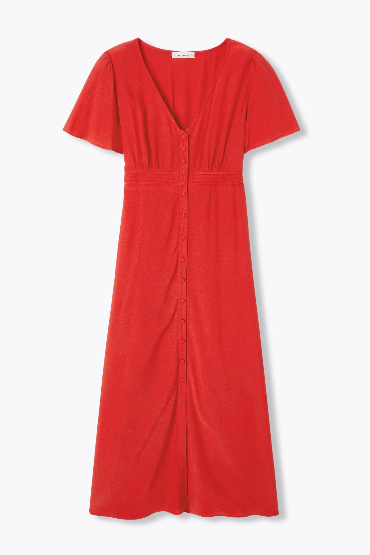 Robe longue manches courtes