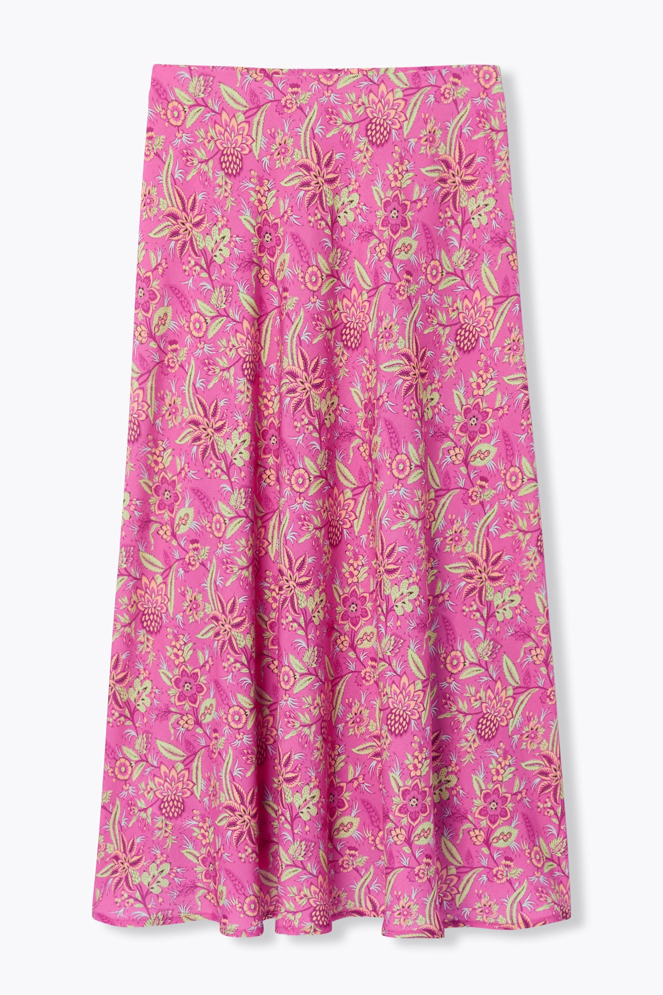 Jupe midi à pois Femme