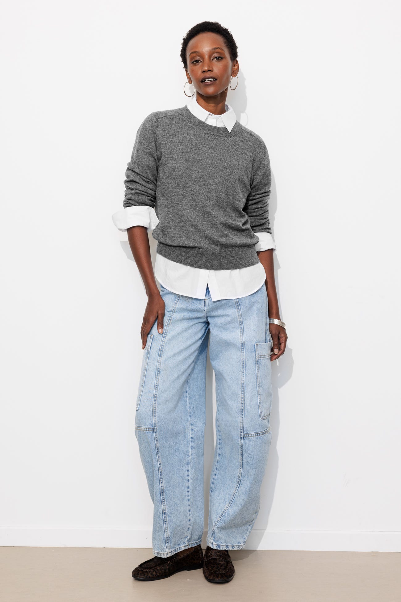 Pullover mit Wollanteil