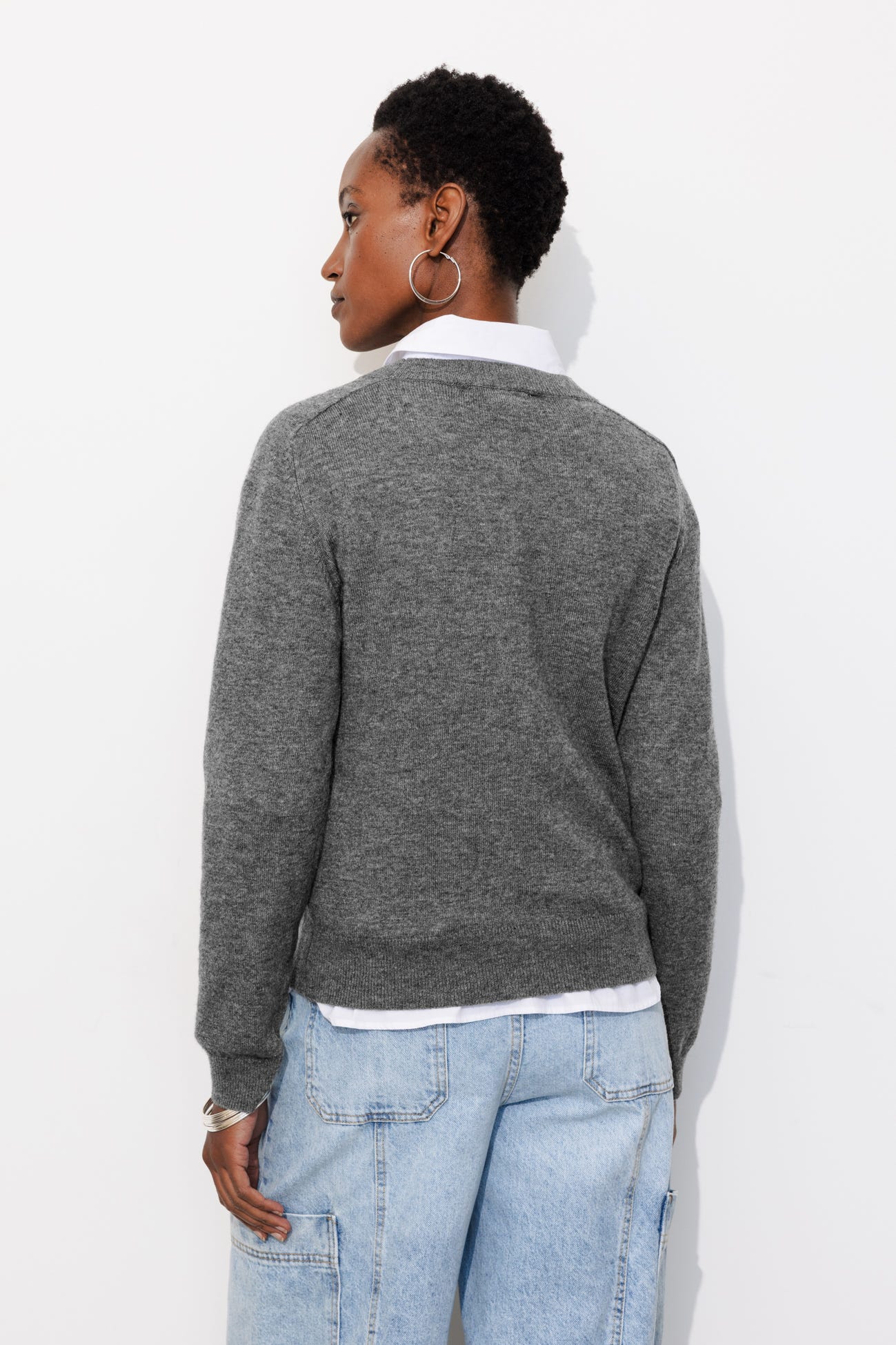 Pullover mit Wollanteil