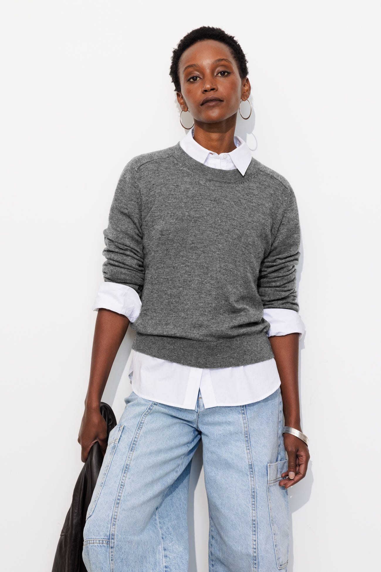 Pullover mit Wollanteil