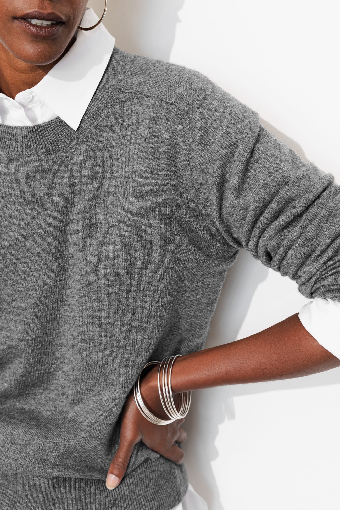 Pullover mit Wollanteil