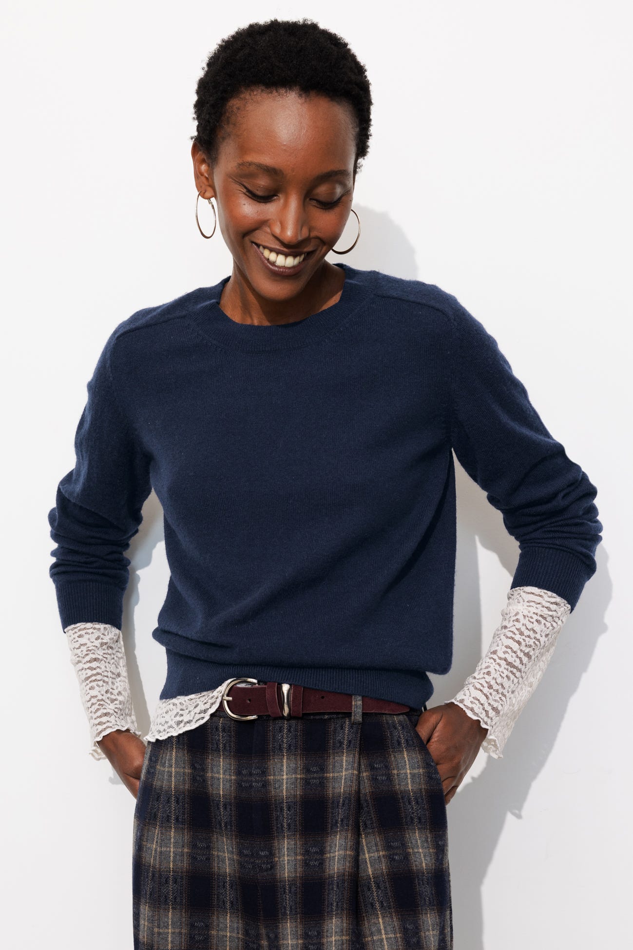 Pullover mit Wollanteil