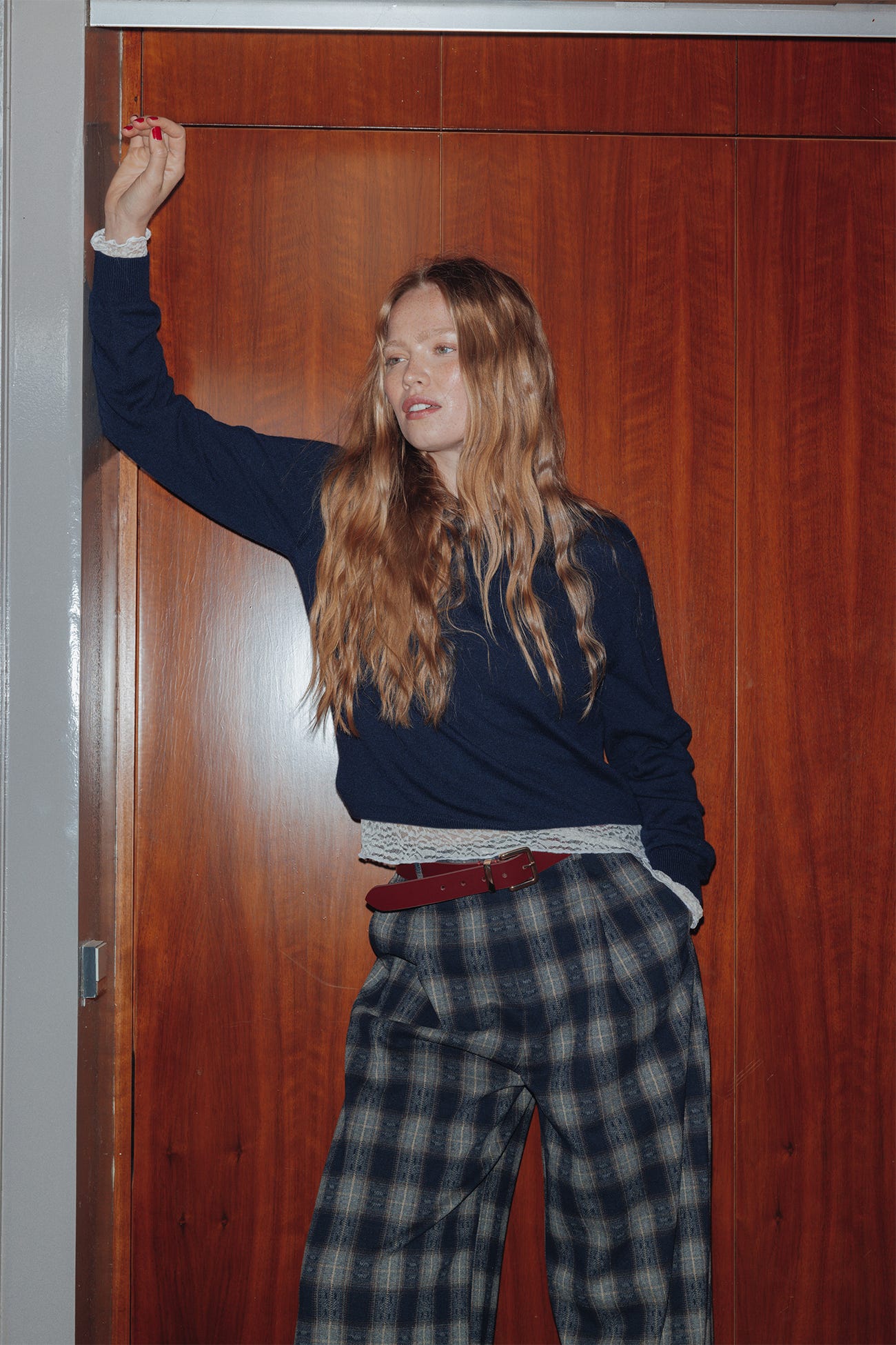 Maglione sottile in misto lana