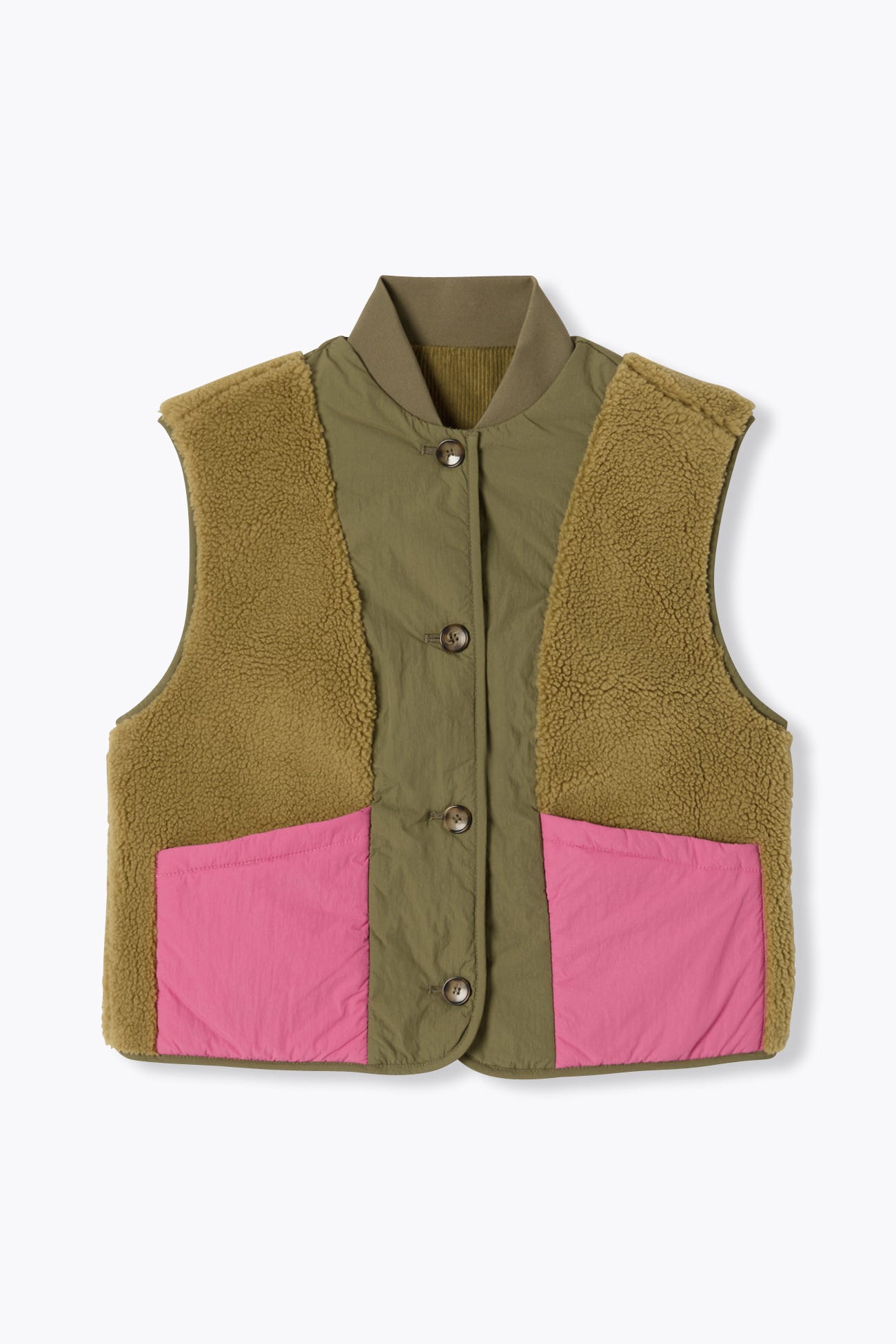 Veste sans manches réversible