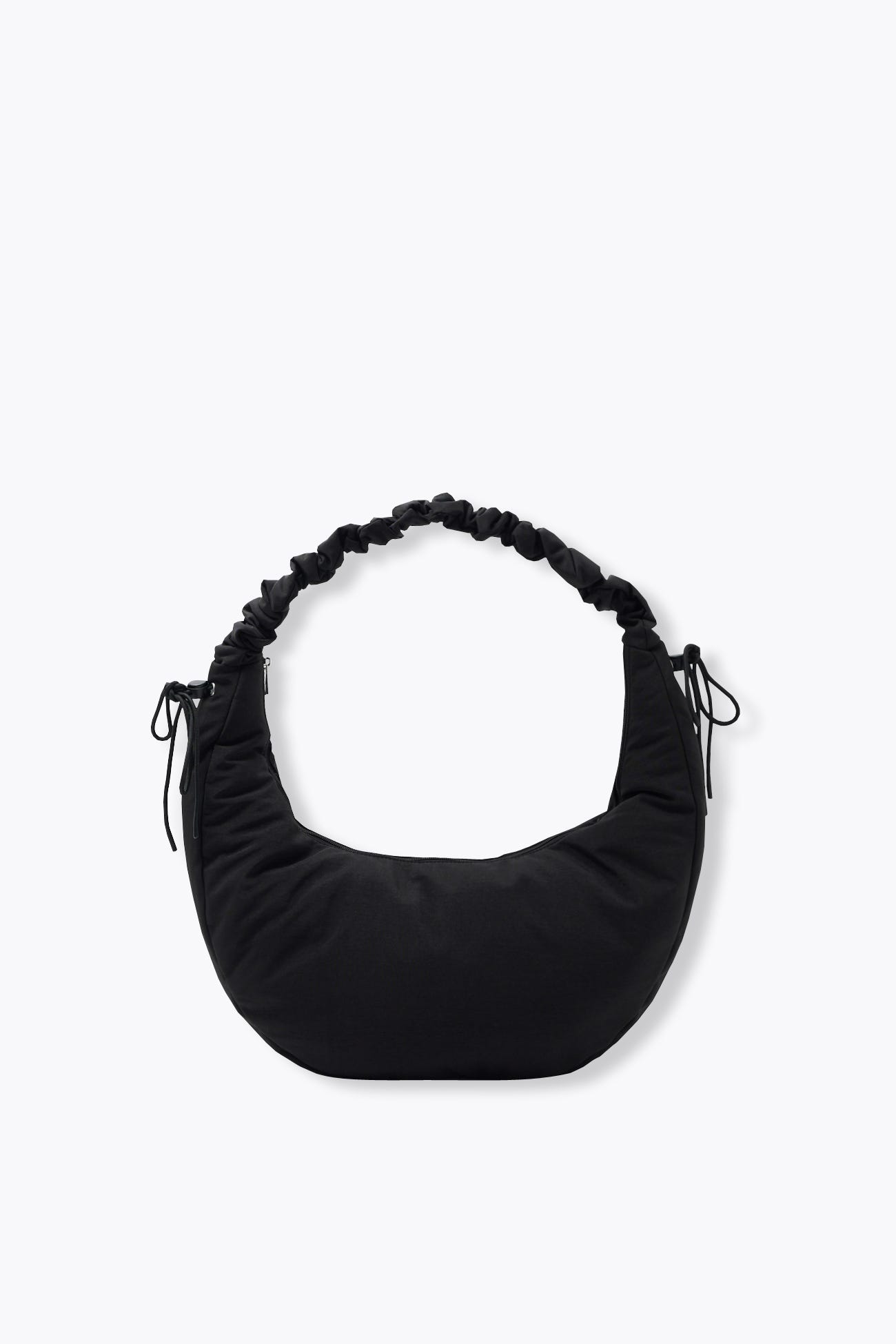 Sac demi-lune en toile Femme