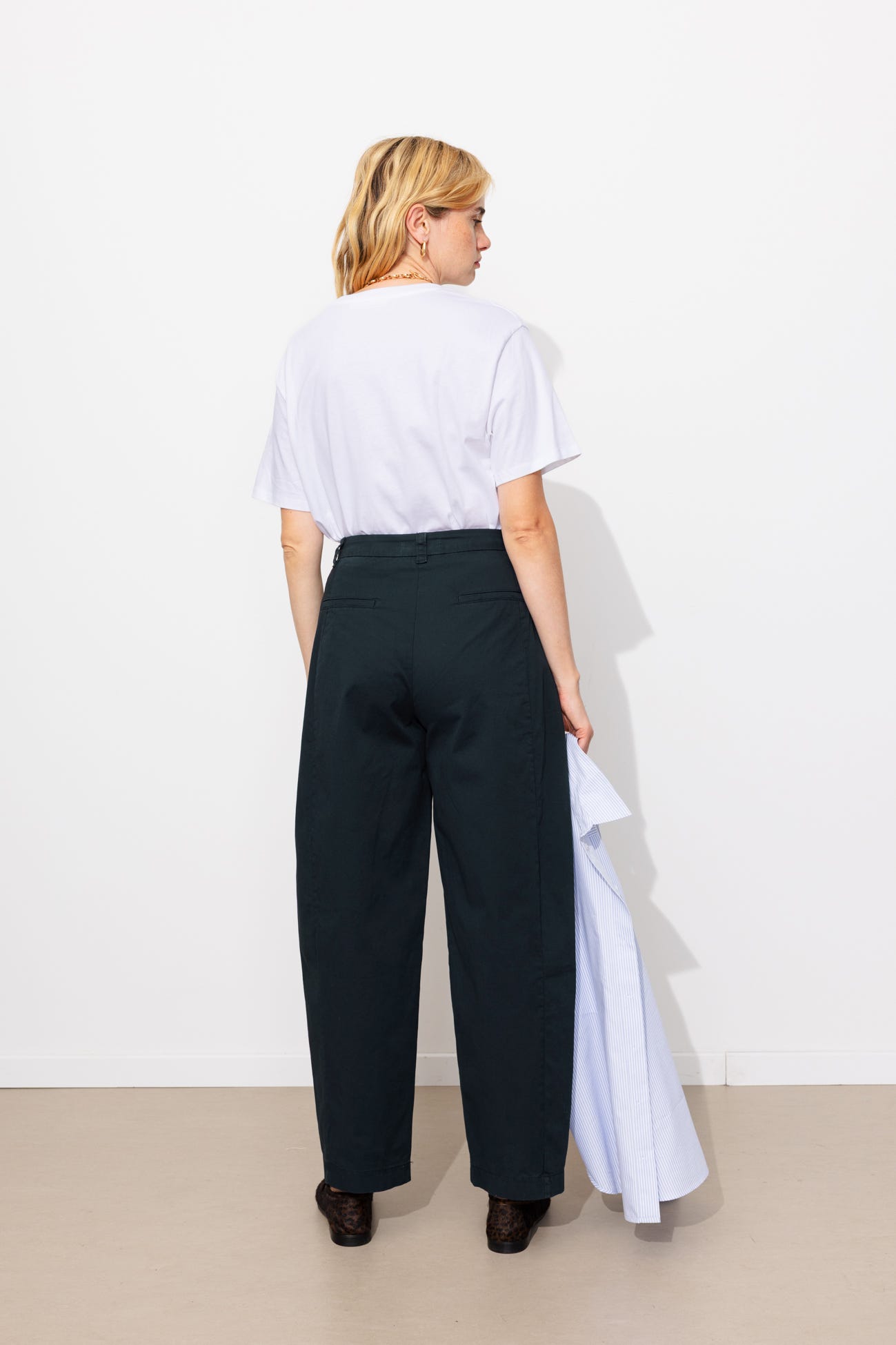 Pantalon balloon en toile