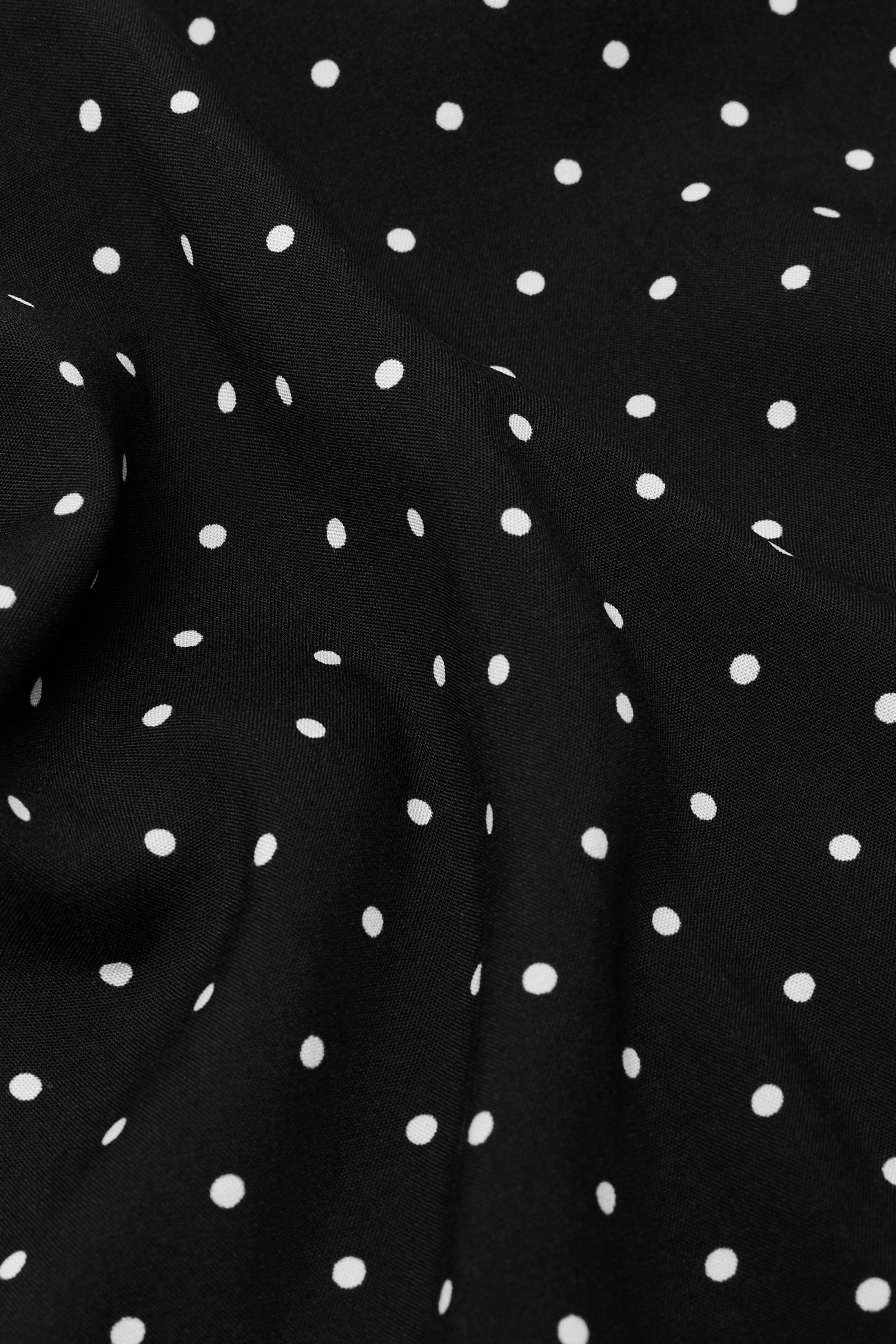 Coupon 3m à pois en viscose