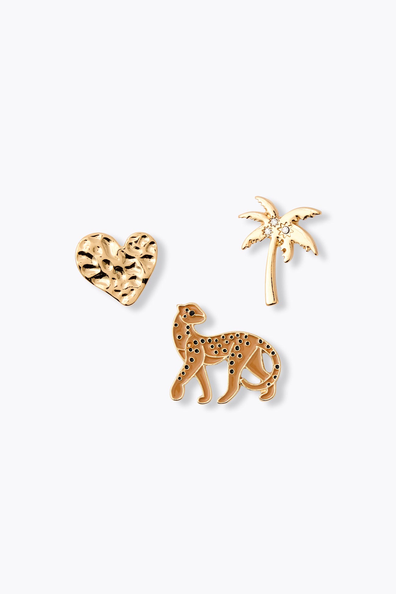 3 broches fantaisie Femme