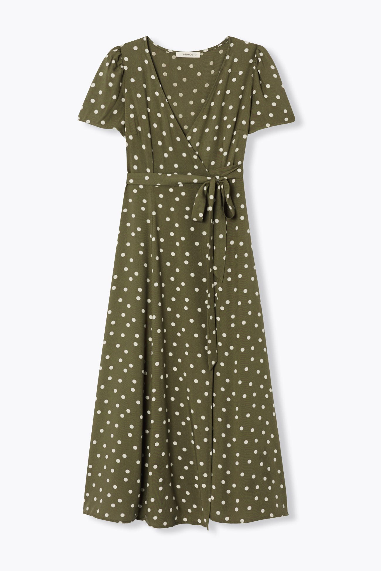 Robe longue à pois Femme