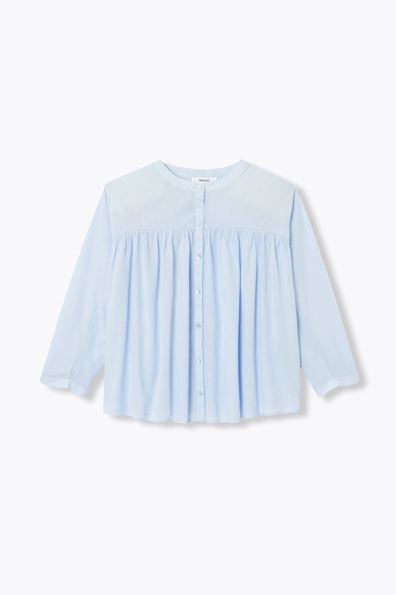 Chemise bouffante unie Femme