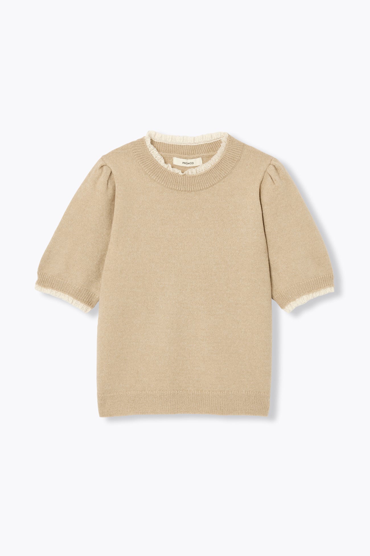 Pull détail dentelle Femme