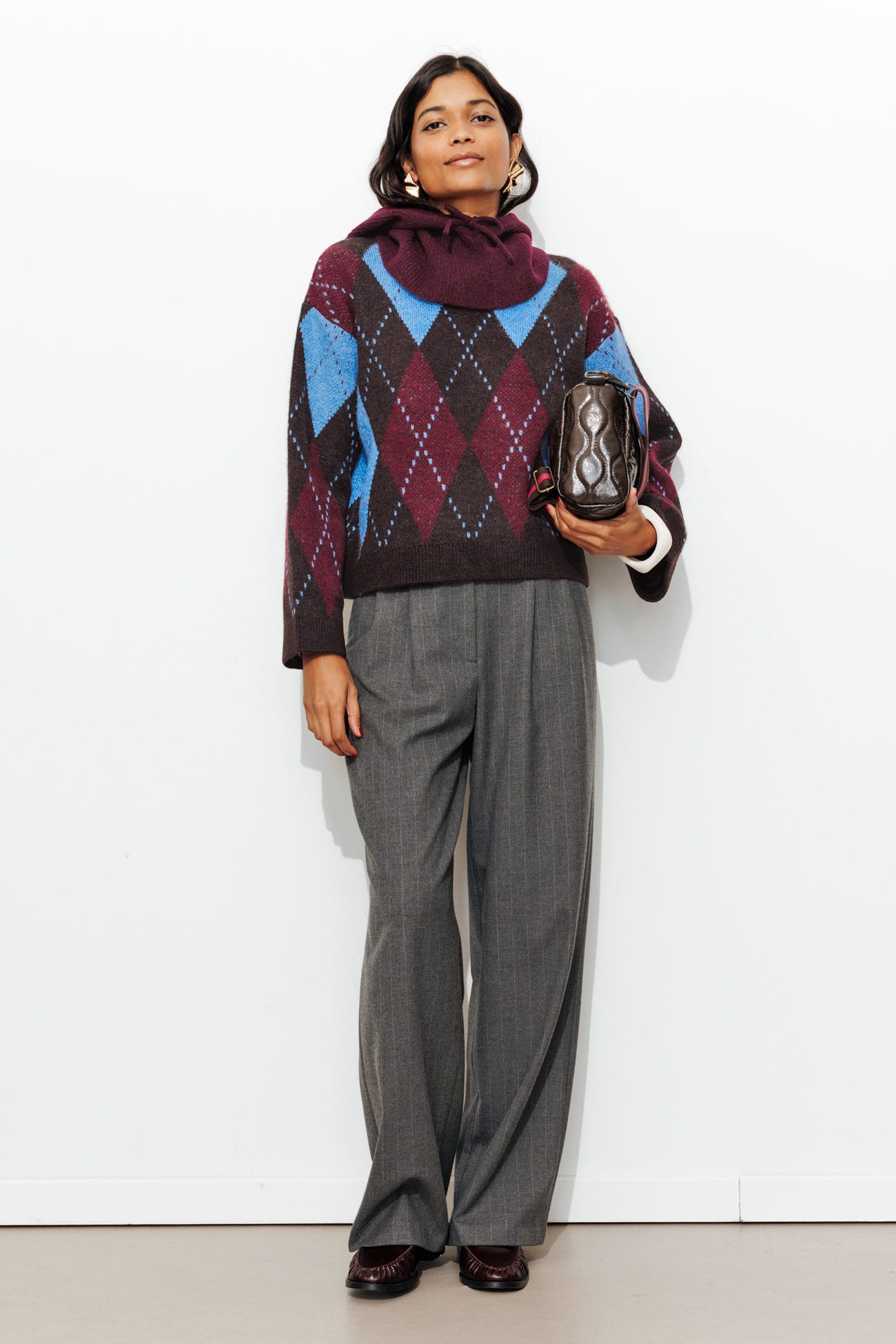Pullover mit Karomuster