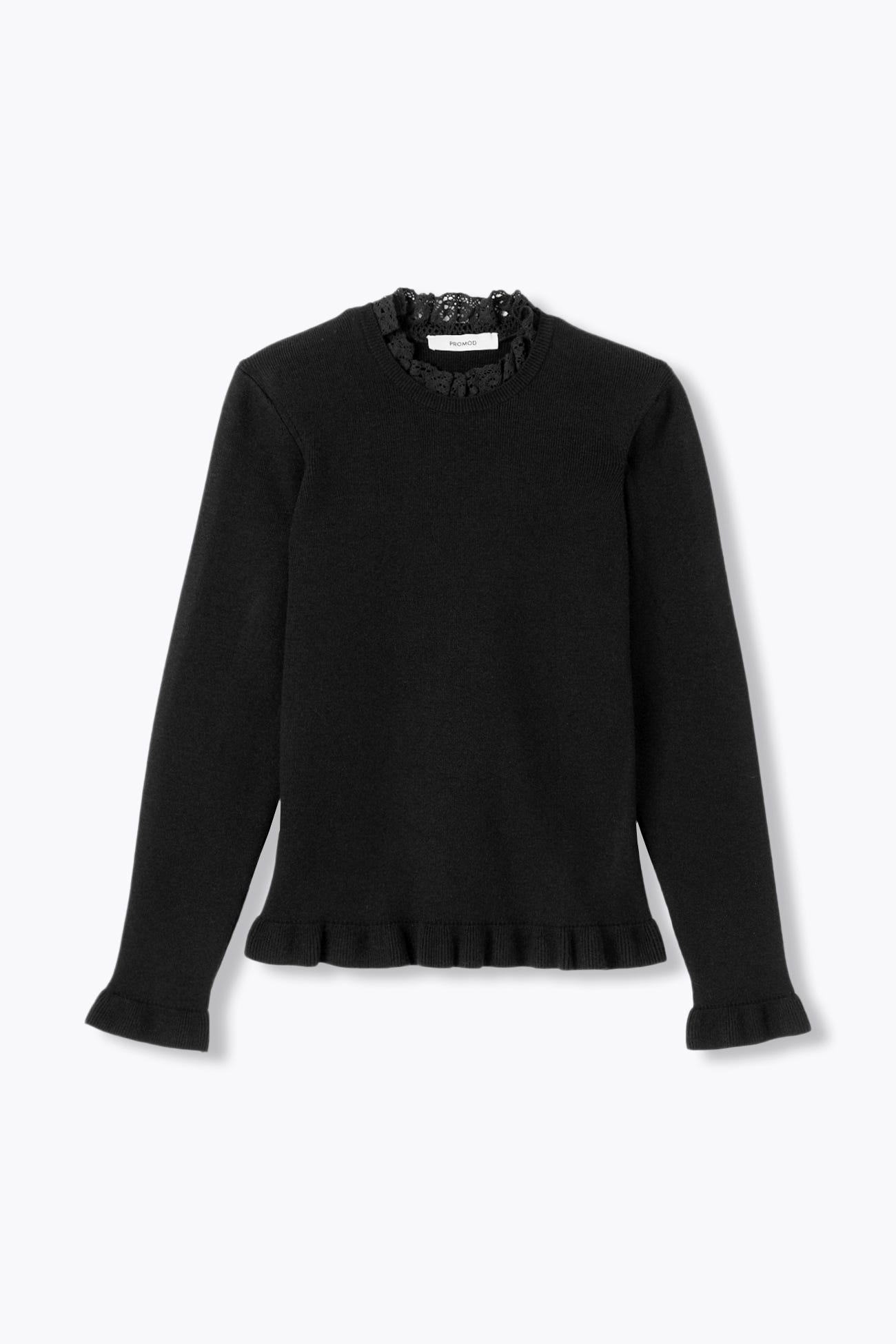 Sweter z okrągłym dekoltem