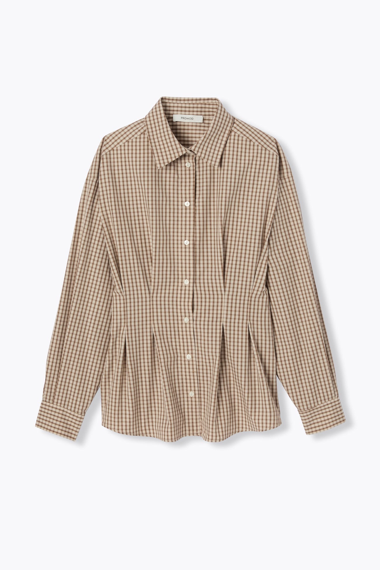 Chemise cintrée à carreaux