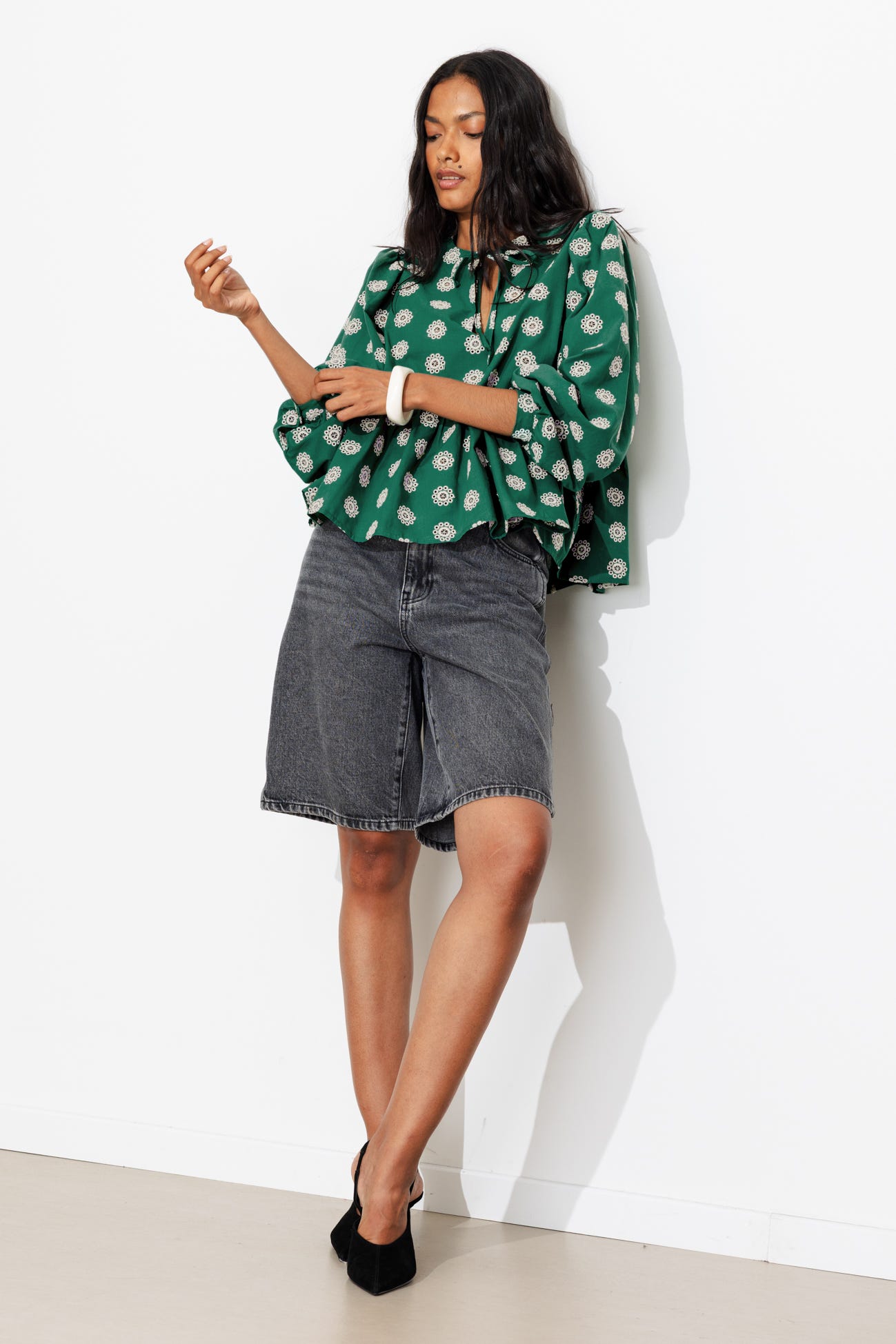 Blouse brodée Femme