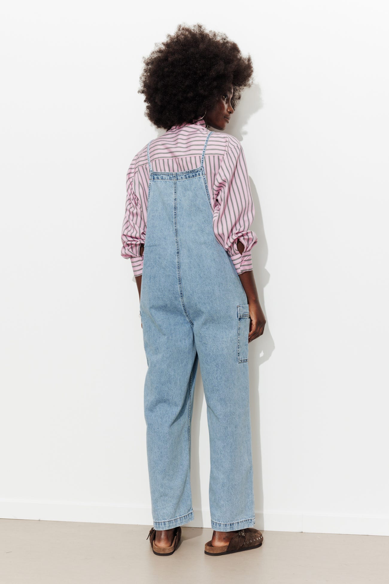 Salopette in denim da donna