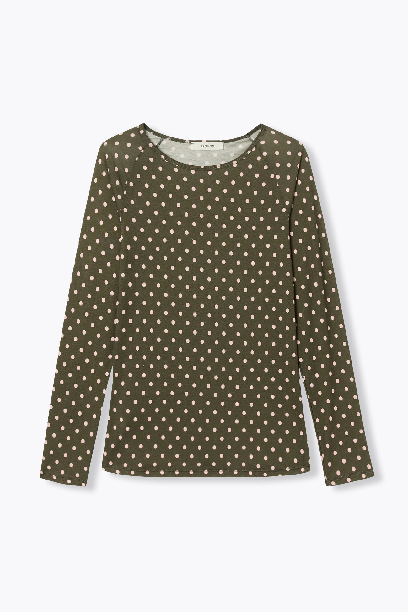 T-shirt manches longues à pois