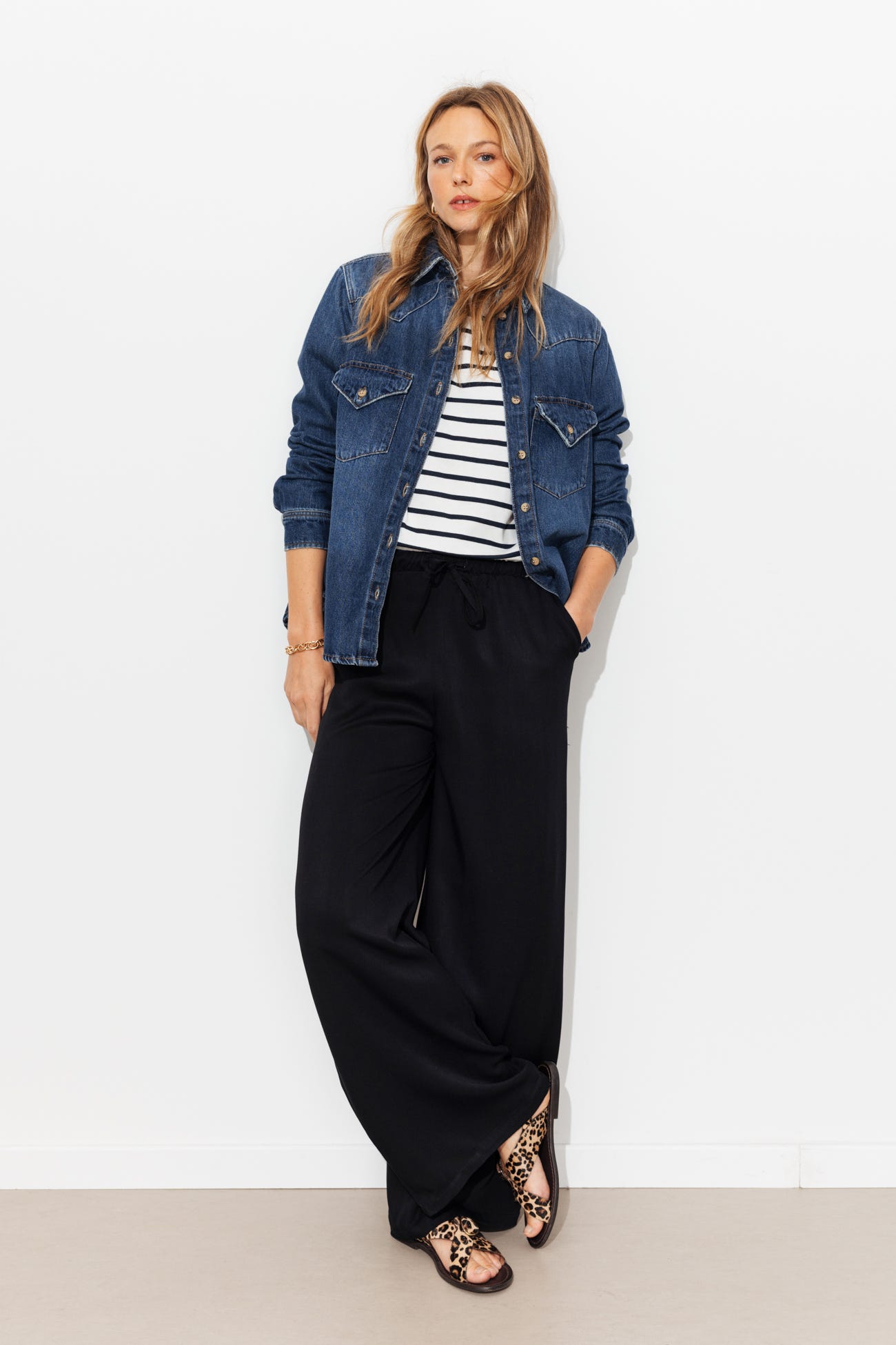 Pantalon large et fluide Femme