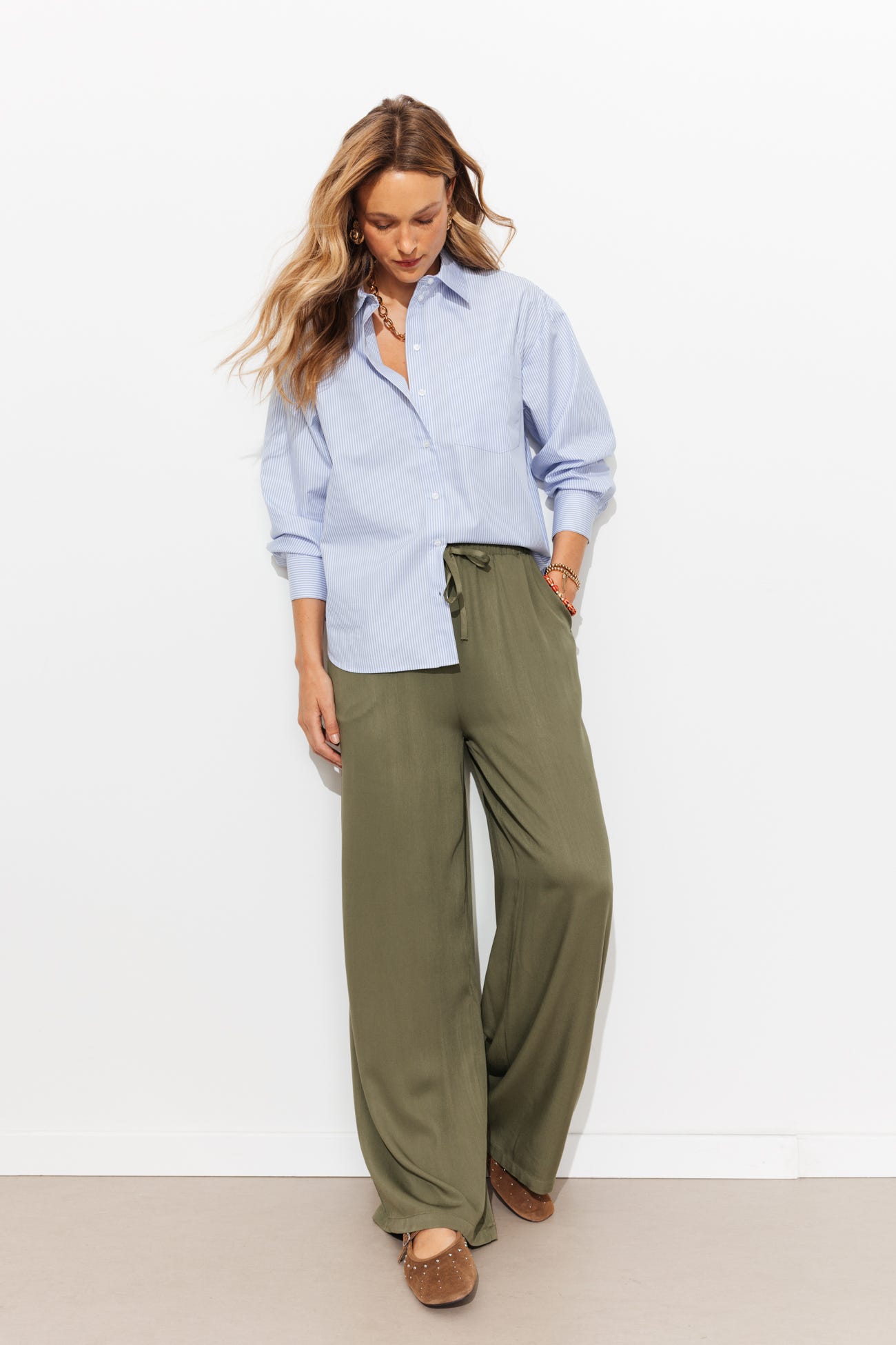 Pantalon large et fluide Femme