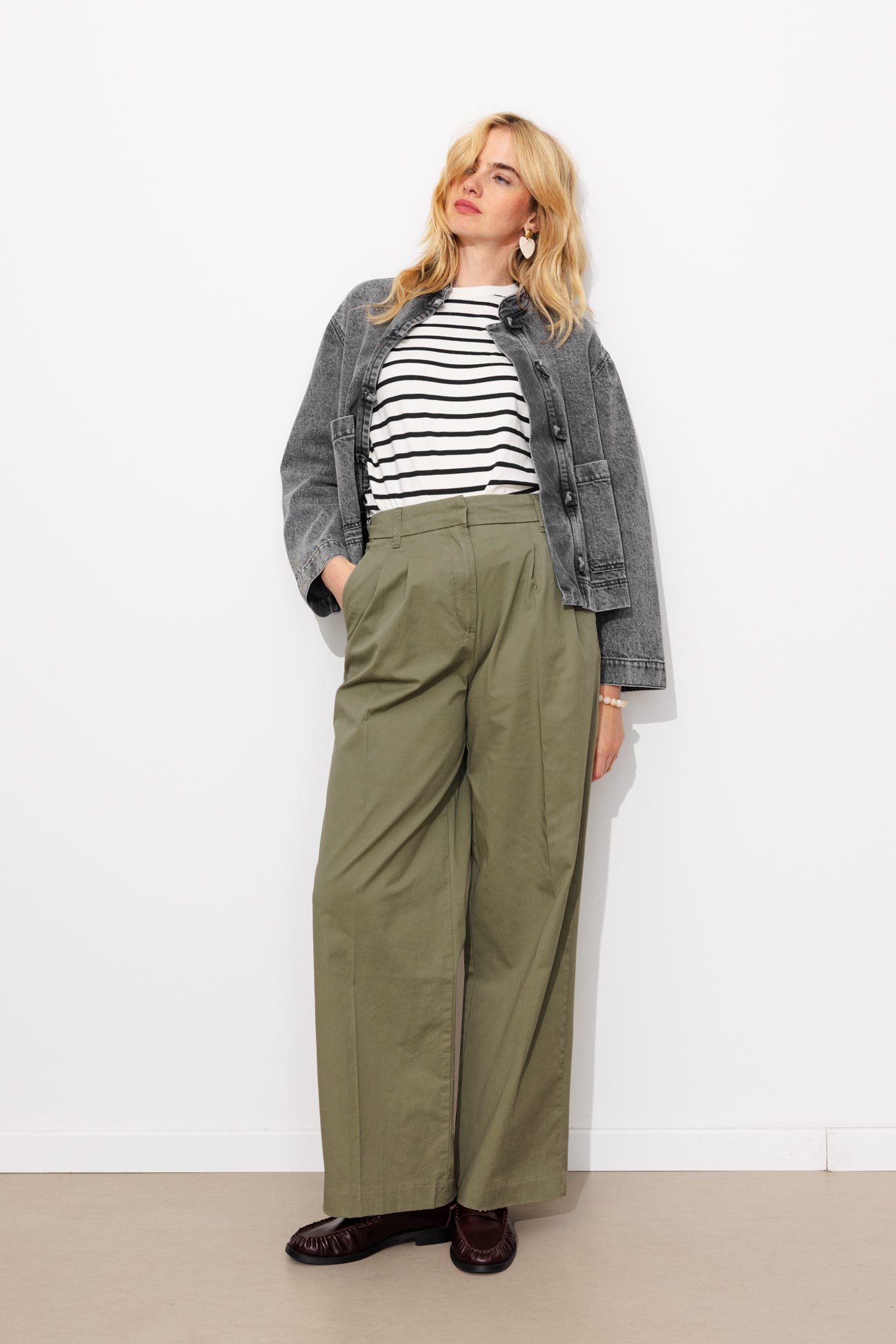 Weite Bundfaltenhose BILLY