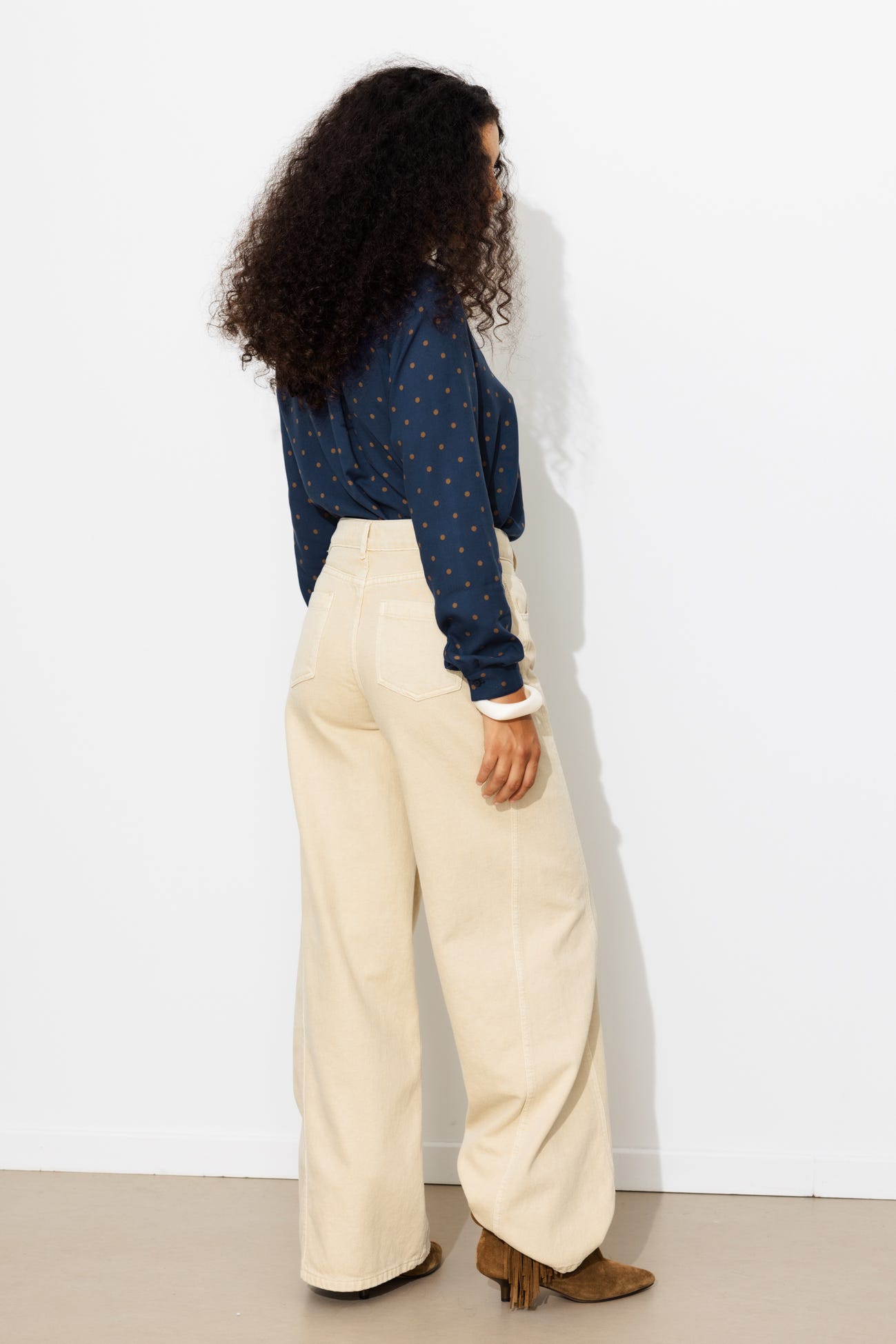 Chemise à pois Femme