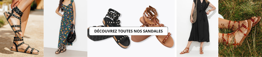 Découvrez toutes nos sandales 